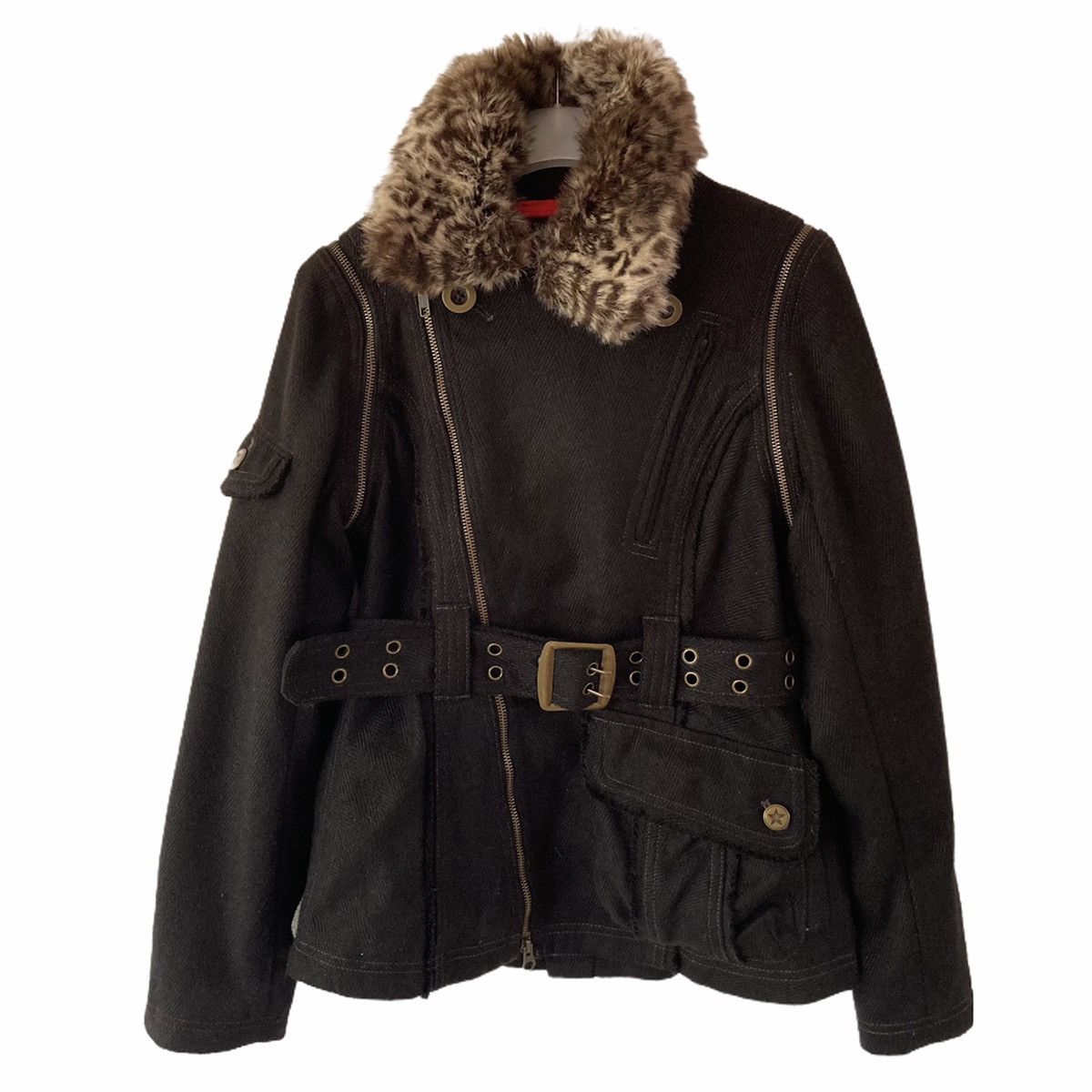 Algonquins Algon Quins Fur Adjustable Arm Jacket Size M / US 6-8 / IT 42-44 - 1 Thumbnail