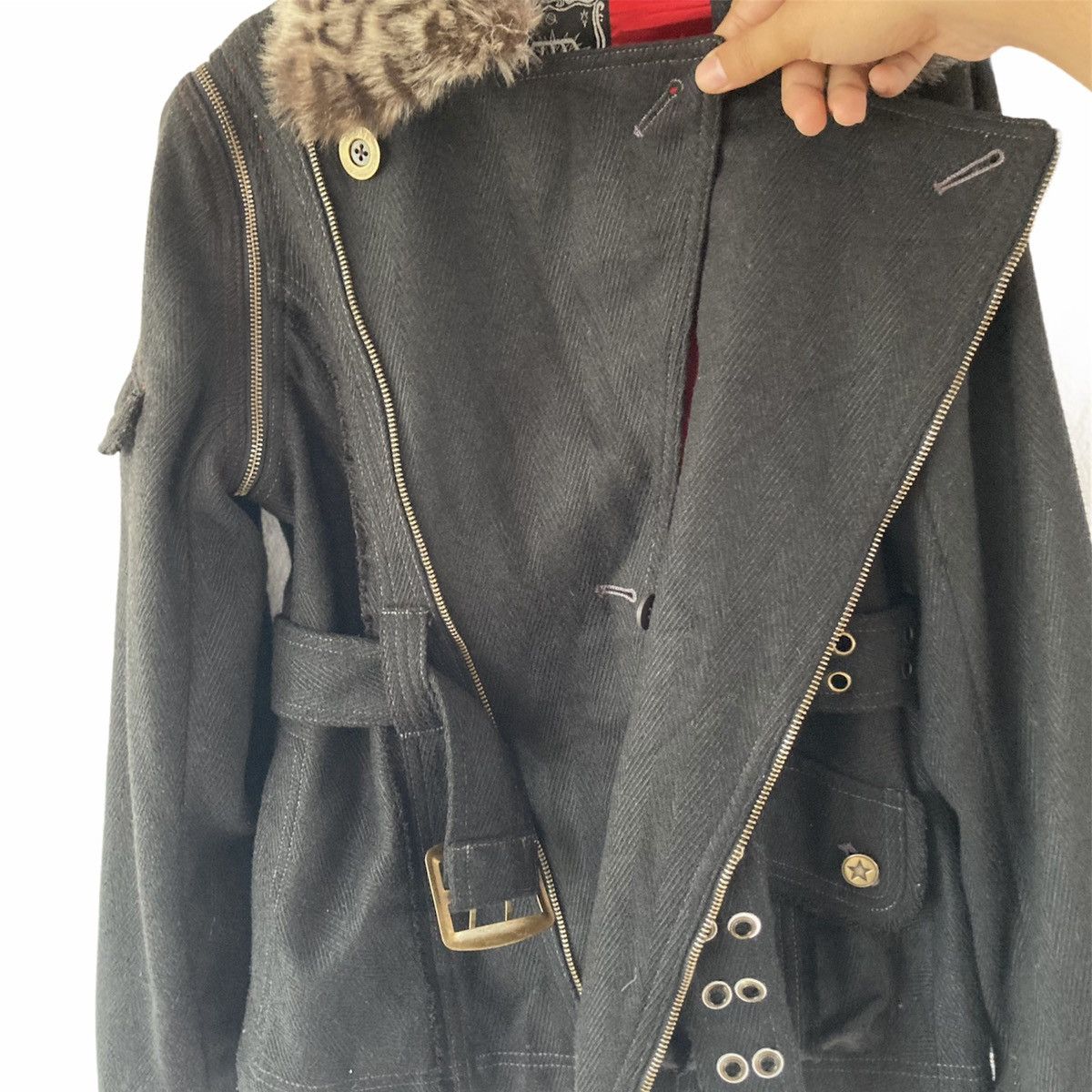 Algonquins Algon Quins Fur Adjustable Arm Jacket Size M / US 6-8 / IT 42-44 - 14 Thumbnail