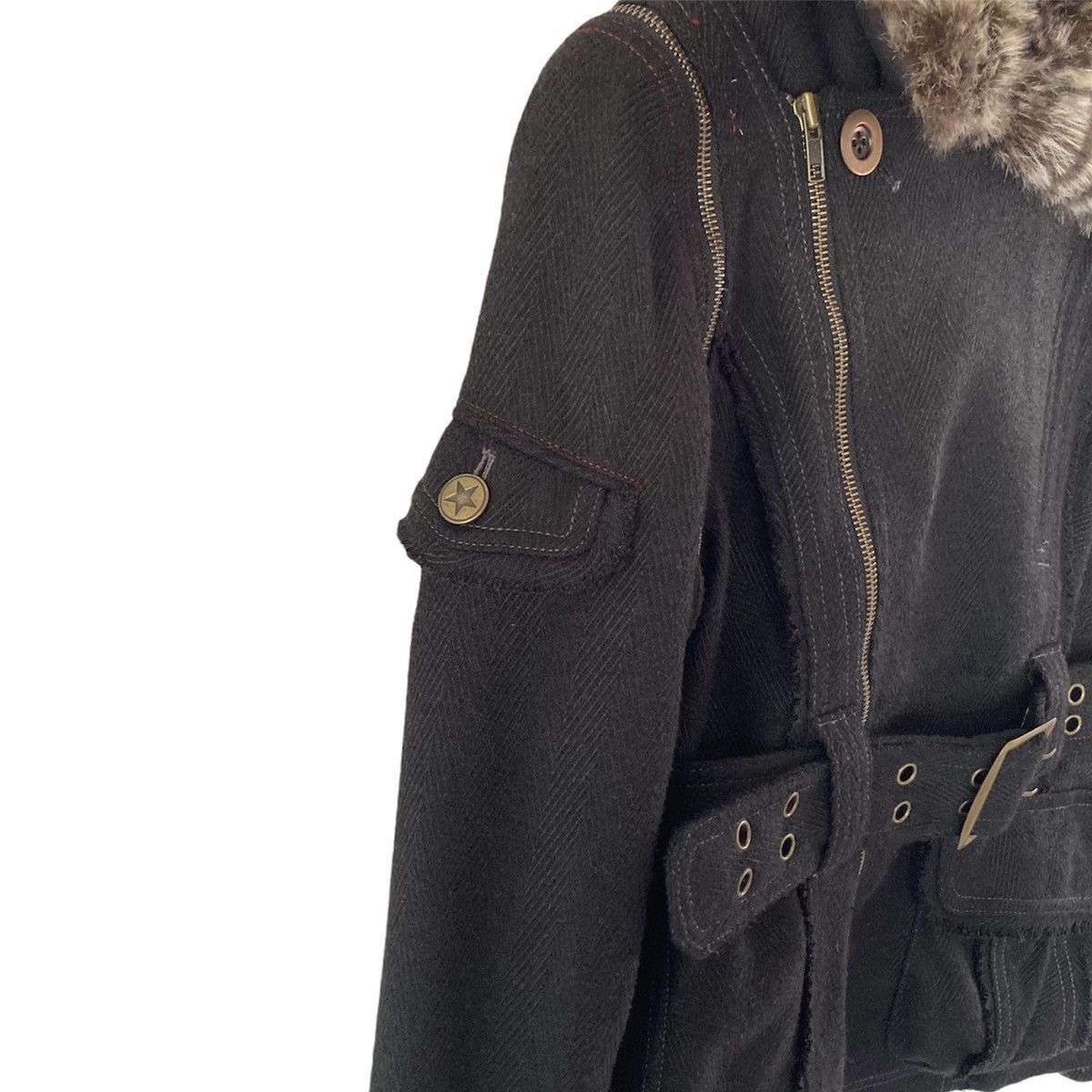 Algonquins Algon Quins Fur Adjustable Arm Jacket Size M / US 6-8 / IT 42-44 - 5 Thumbnail