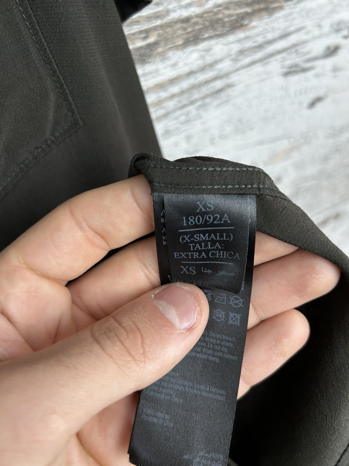Allsaints × Japanese Brand Mens AllSaints Vestal SS Shirt olive luxury Size US S / EU 44-46 / 1 - 10 Thumbnail