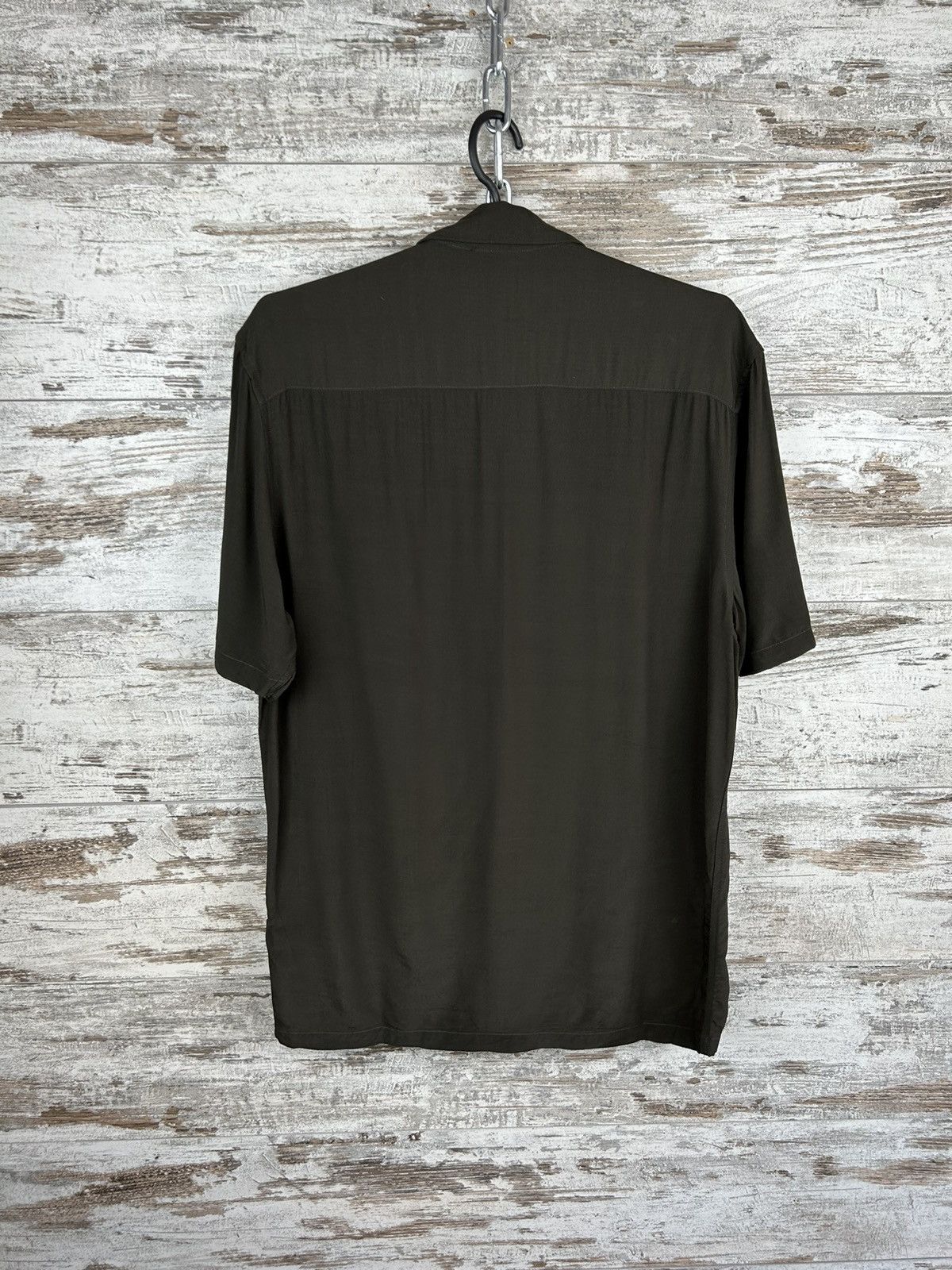 Allsaints × Japanese Brand Mens AllSaints Vestal SS Shirt olive luxury Size US S / EU 44-46 / 1 - 13 Thumbnail