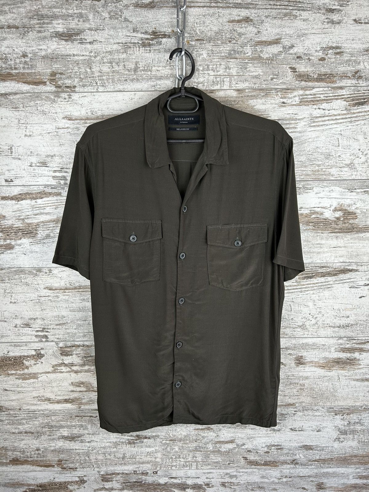 Allsaints × Japanese Brand Men AllSaints Shirts Button Up Hawaiian all saints luxury SS Size US S / EU 44-46 / 1 - 2 Thumbnail