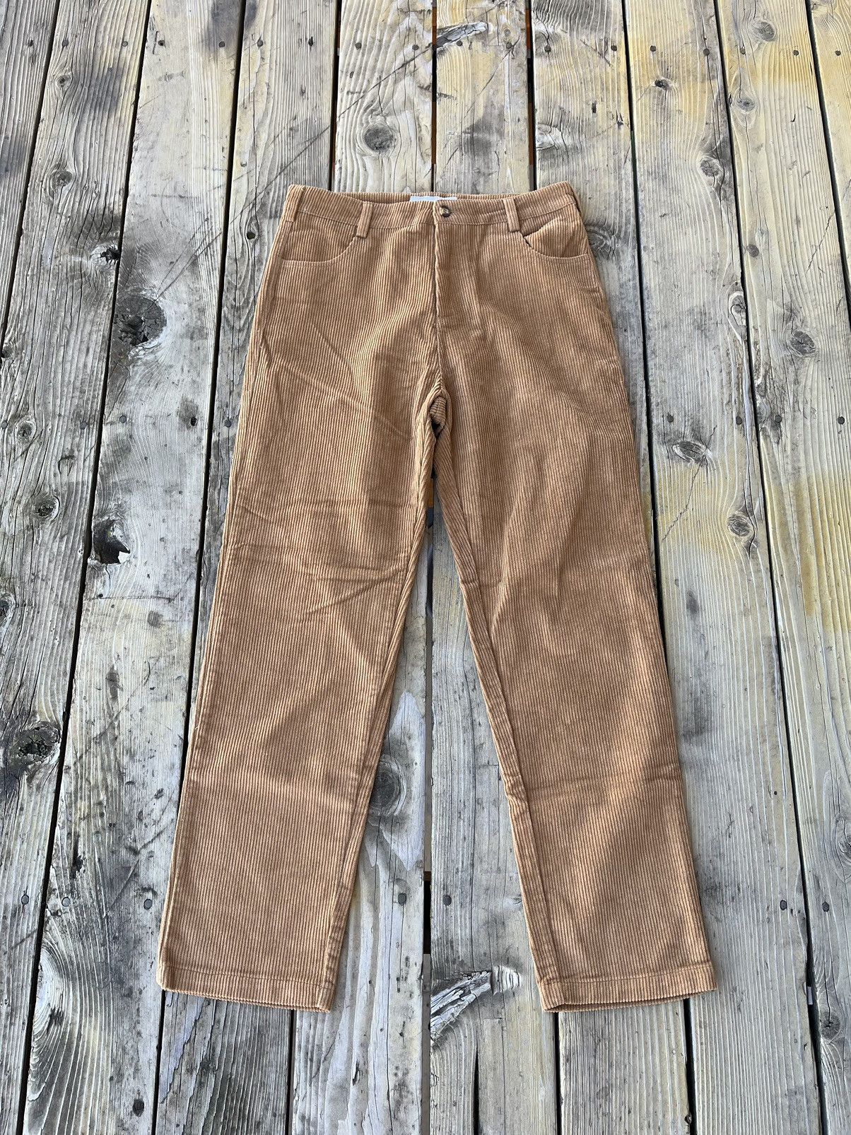 Vintage men's corduroy pants, size W34 cotton brown type Vintage Second Hand