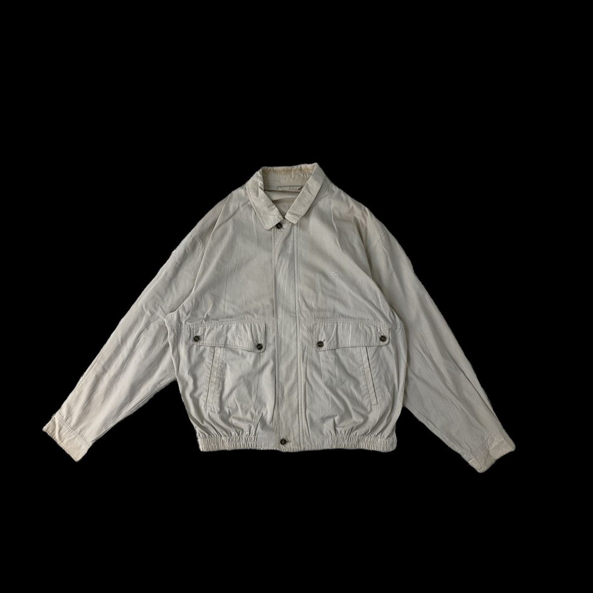 Burberry Vintage Burberry Bomber Jacket Size US L / EU 52-54 / 3 - 1 Thumbnail