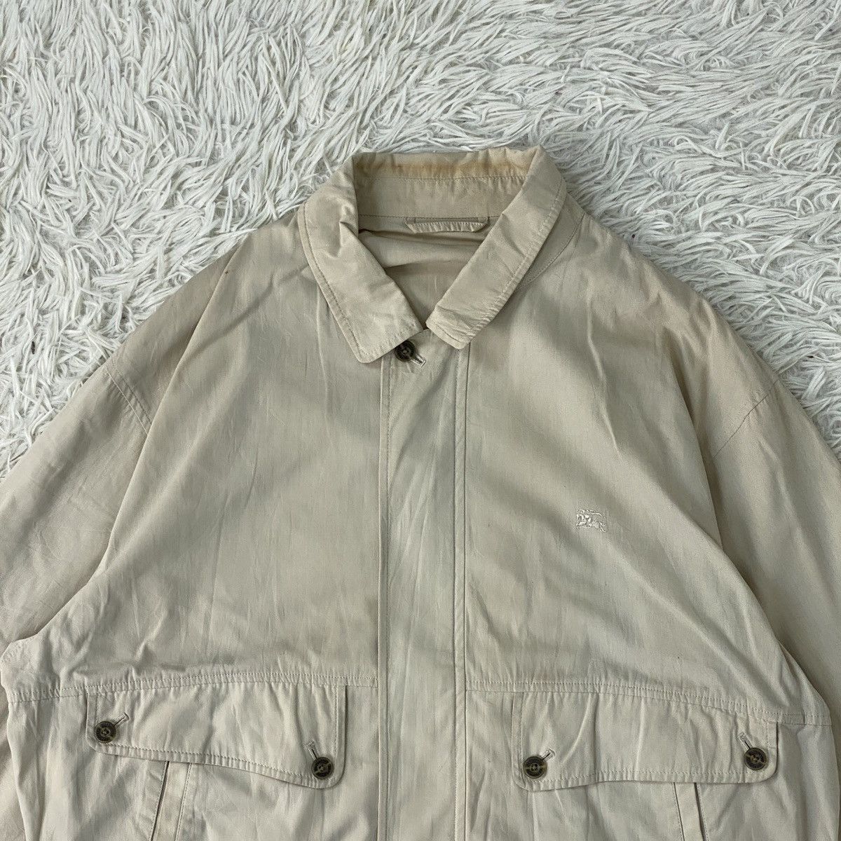 Burberry Vintage Burberry Bomber Jacket Size US L / EU 52-54 / 3 - 4 Thumbnail