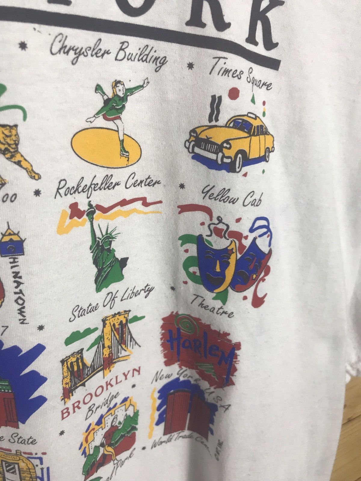 Vintage Vintage 90S New York memories t-shirt Size US L / EU 52-54 / 3 - 4 Thumbnail