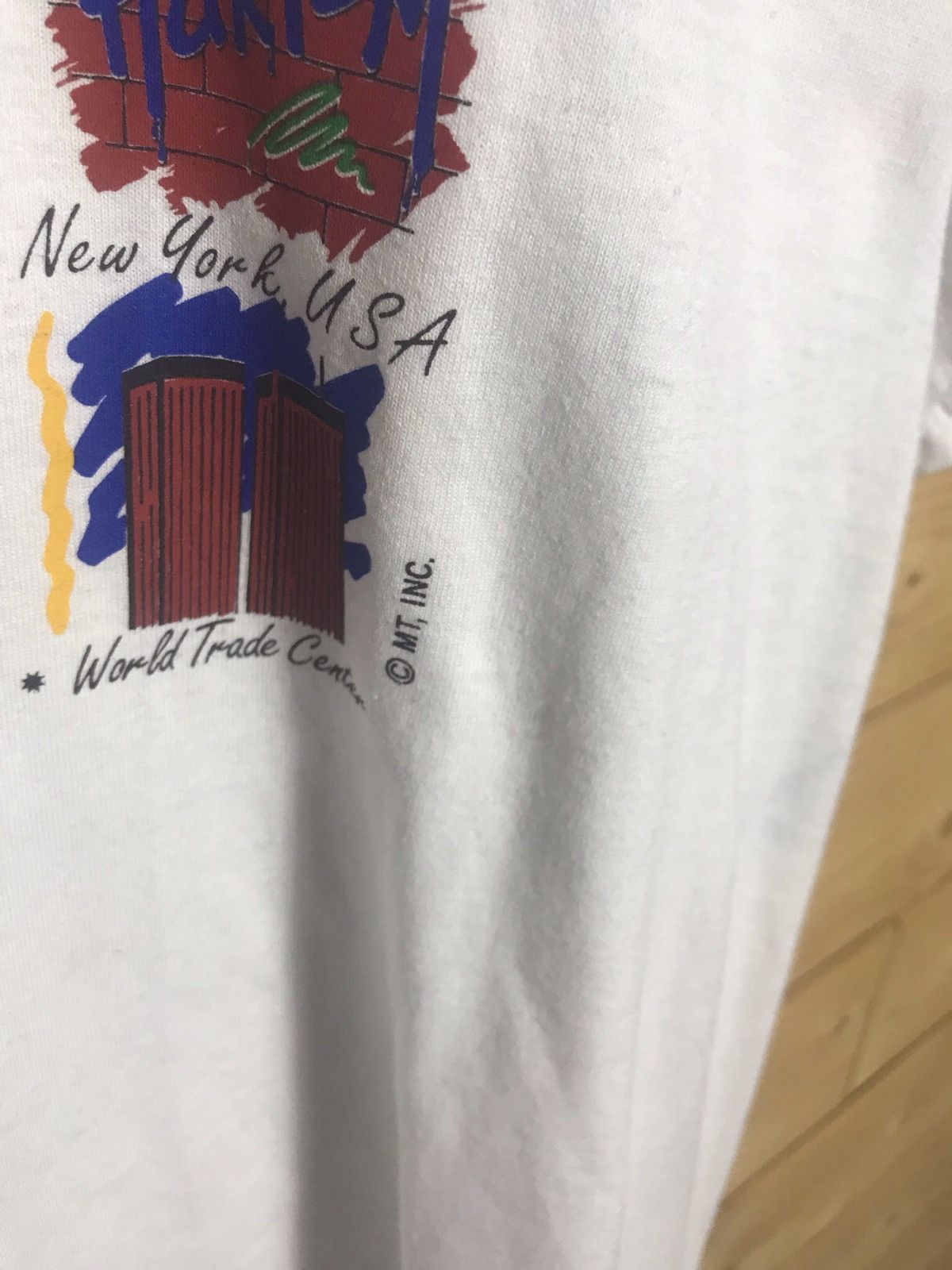 Vintage Vintage 90S New York memories t-shirt Size US L / EU 52-54 / 3 - 6 Thumbnail
