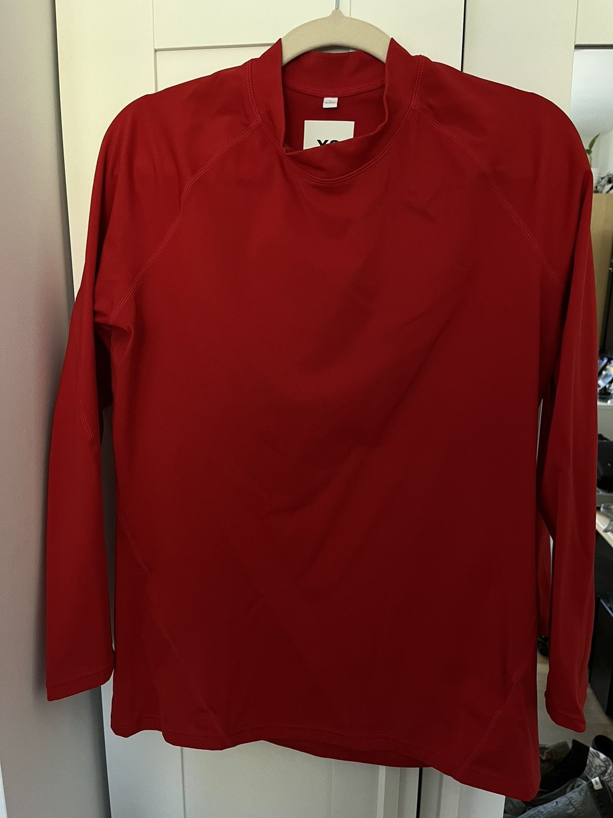 Yohji Yamamoto Y-3 red compression long sleeve Size US L / EU 52-54 / 3 - 2 Thumbnail