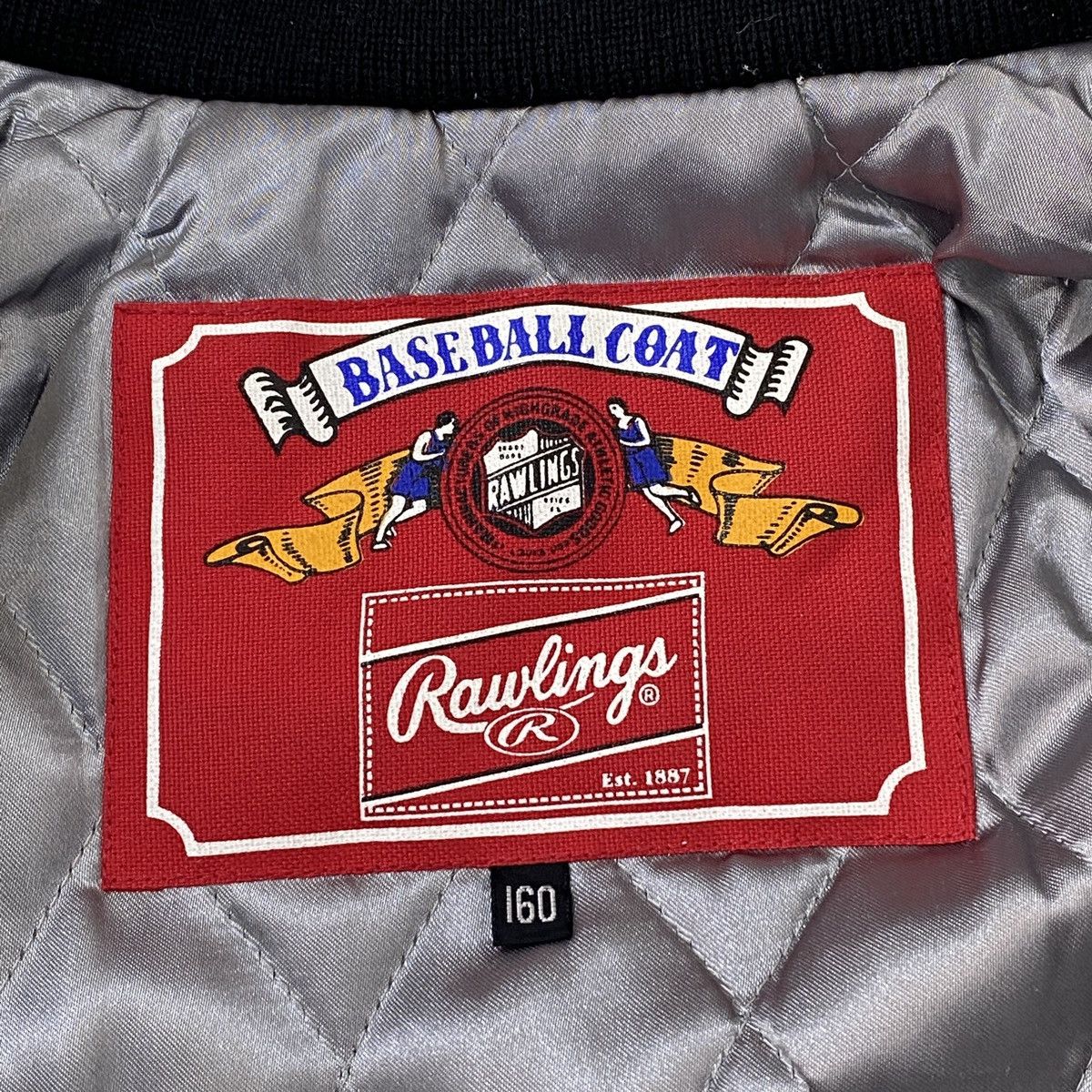 MLB Vintage American Rawlings Baseball Varsity Coat Size US M / EU 48-50 / 2 - 19 Thumbnail