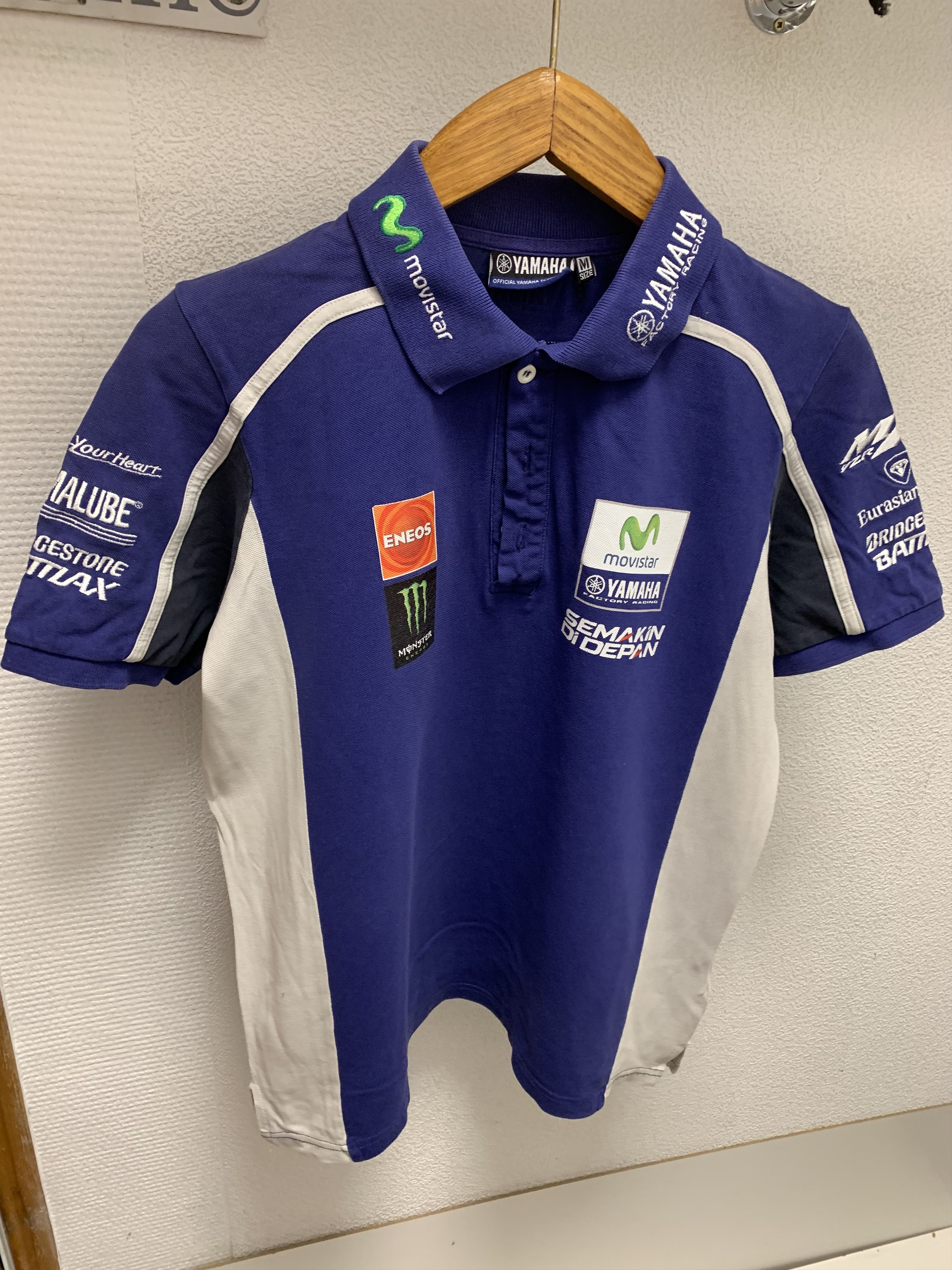 Yamaha Yamaha big logo Polo M size monster Movistar bridgestone Size US M / EU 48-50 / 2 - 1 Thumbnail