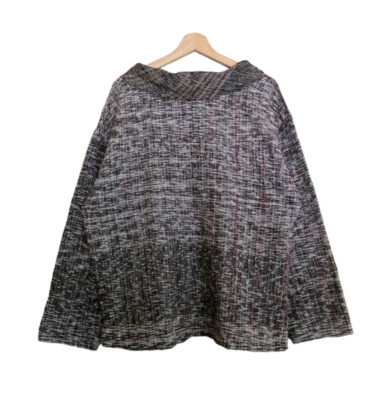 Japanese Brand Vintage Indigo Thai Fabric Blouse Cotton Size M / US 6-8 / IT 42-44 - 8 Thumbnail