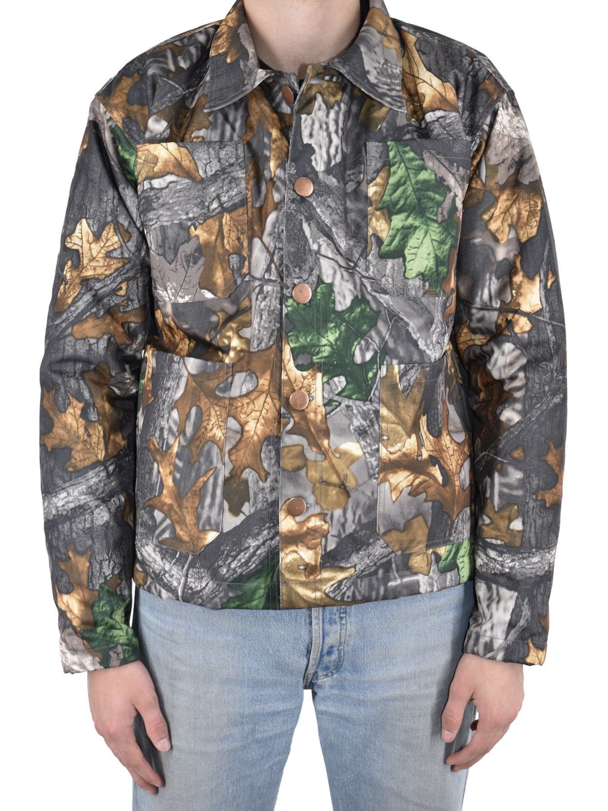 Vintage Camo Chore Coat Woodland Camo Size US S / EU 44-46 / 1 - 1 Thumbnail