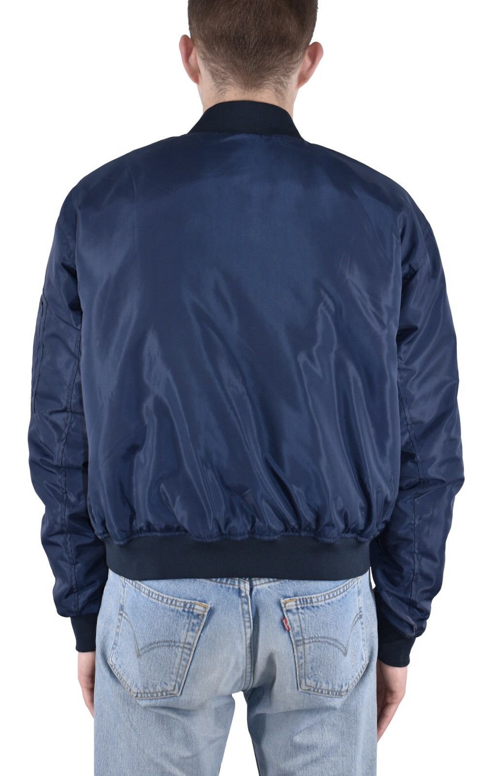 Other Nylon Bomber Jacket Navy Size US XXL / EU 58 / 5 - 3 Thumbnail