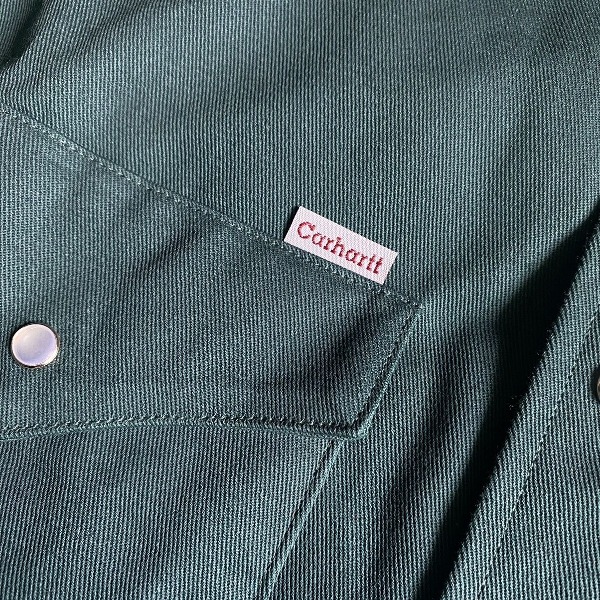 Carhartt New Vintage 90s Carhartt Pearl Button Up Snap Western Shirt Size US L / EU 52-54 / 3 - 9 Thumbnail