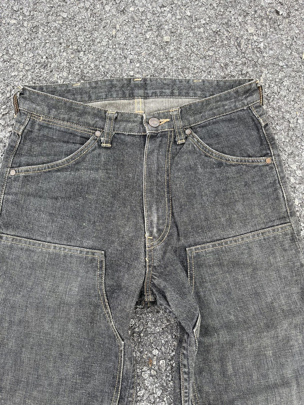 Bape A Bathing Ape Busy Works Double Knee Selvedge Jeans Size US 28 / EU 44 - 7 Thumbnail