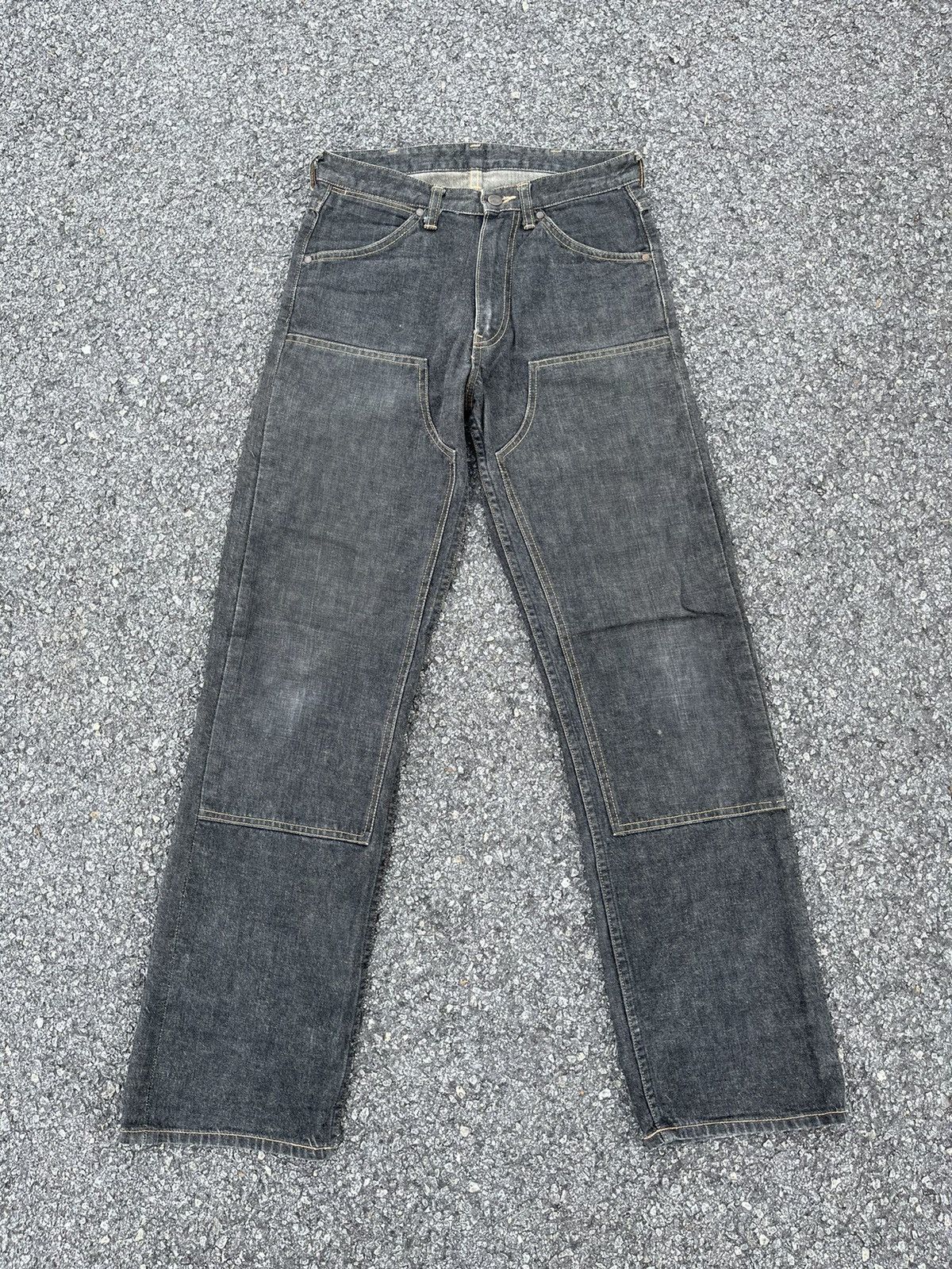 Bape A Bathing Ape Busy Works Double Knee Selvedge Jeans Size US 28 / EU 44 - 1 Thumbnail