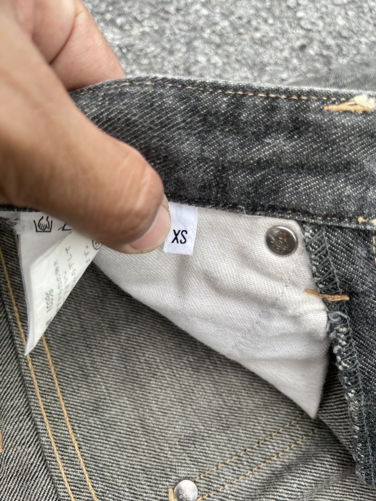 Bape A Bathing Ape Busy Works Double Knee Selvedge Jeans Size US 28 / EU 44 - 14 Thumbnail