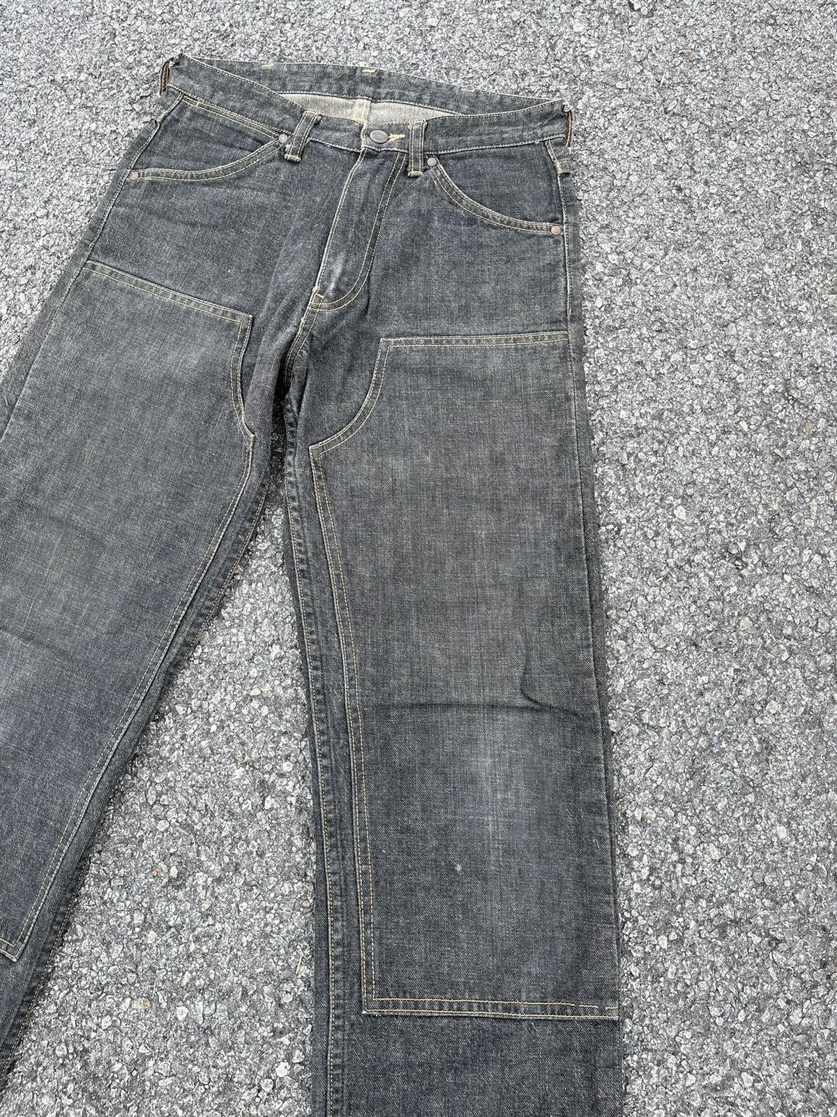 Bape A Bathing Ape Busy Works Double Knee Selvedge Jeans Size US 28 / EU 44 - 4 Thumbnail
