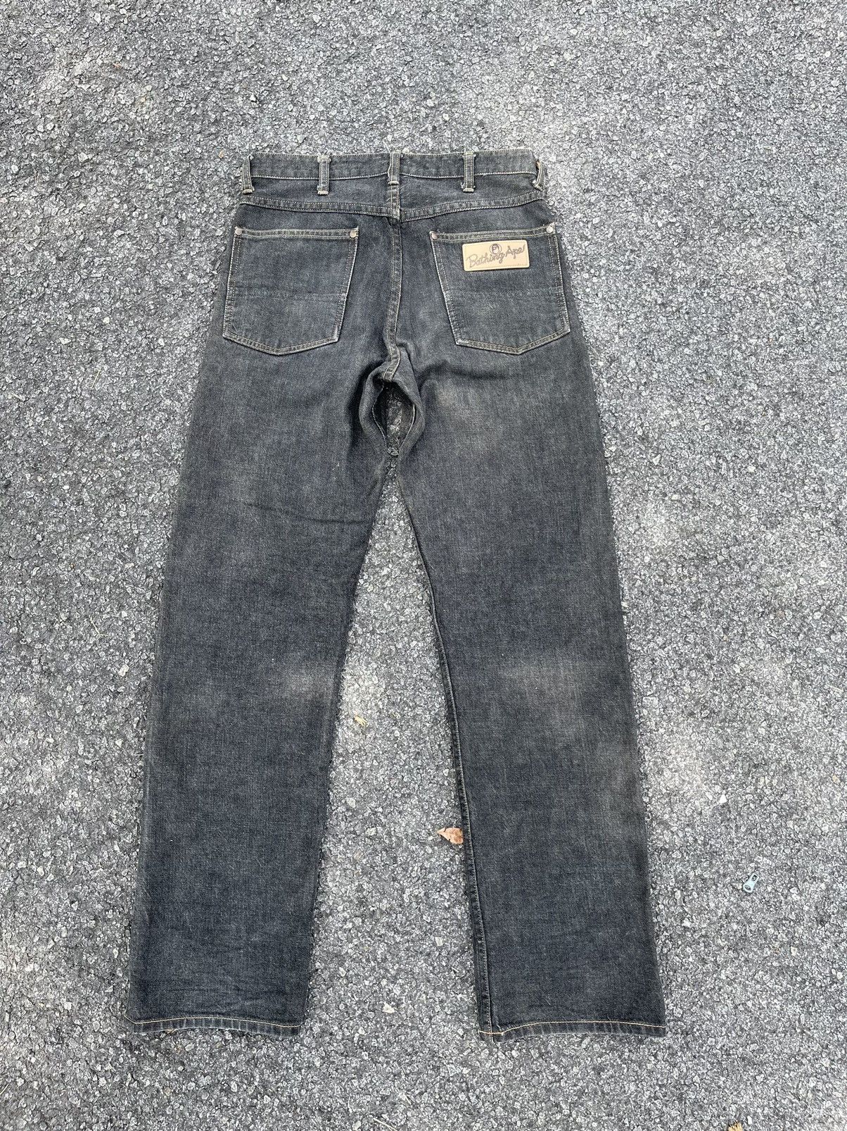 Bape A Bathing Ape Busy Works Double Knee Selvedge Jeans Size US 28 / EU 44 - 5 Thumbnail