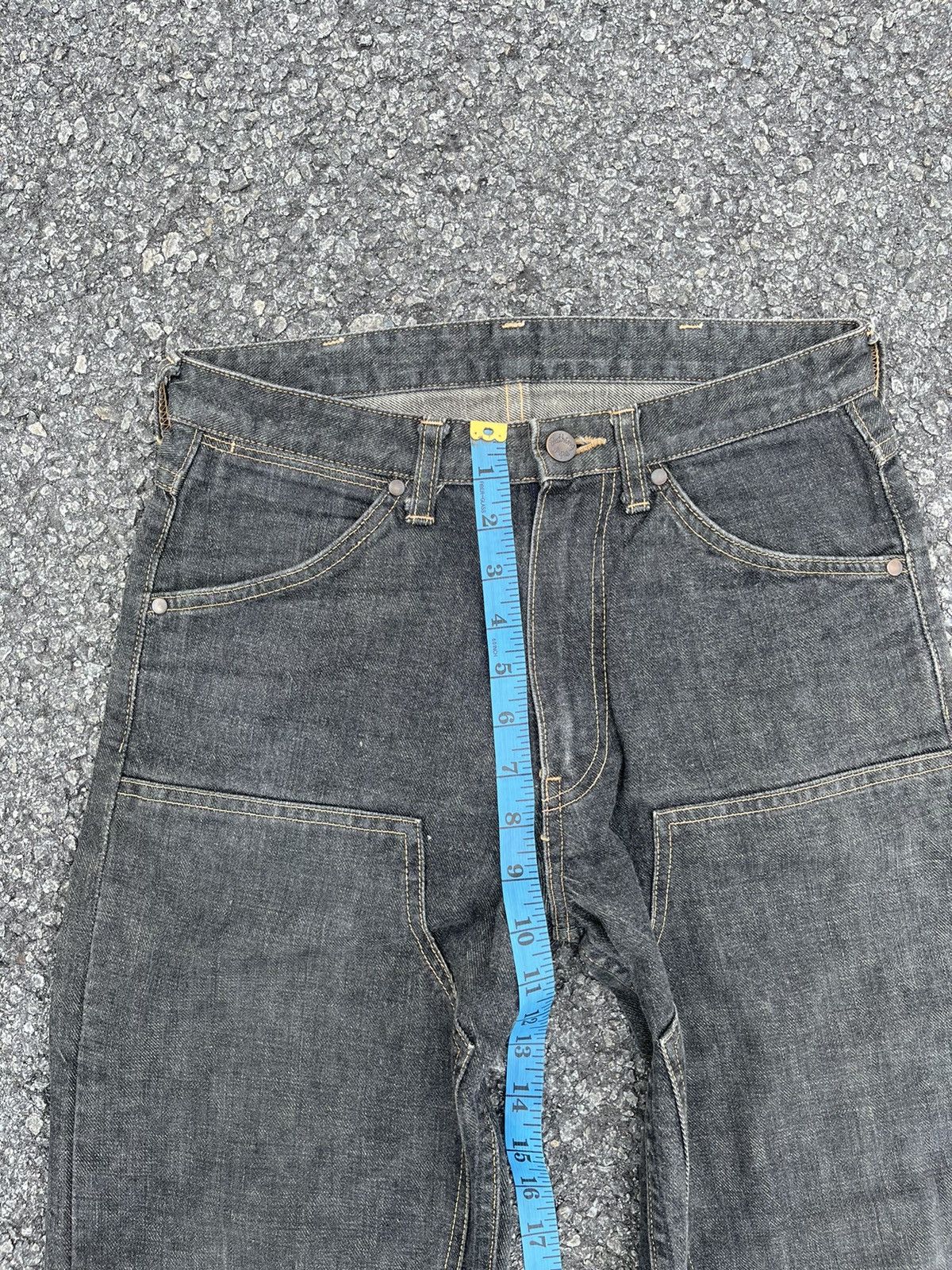 Bape A Bathing Ape Busy Works Double Knee Selvedge Jeans Size US 28 / EU 44 - 17 Thumbnail