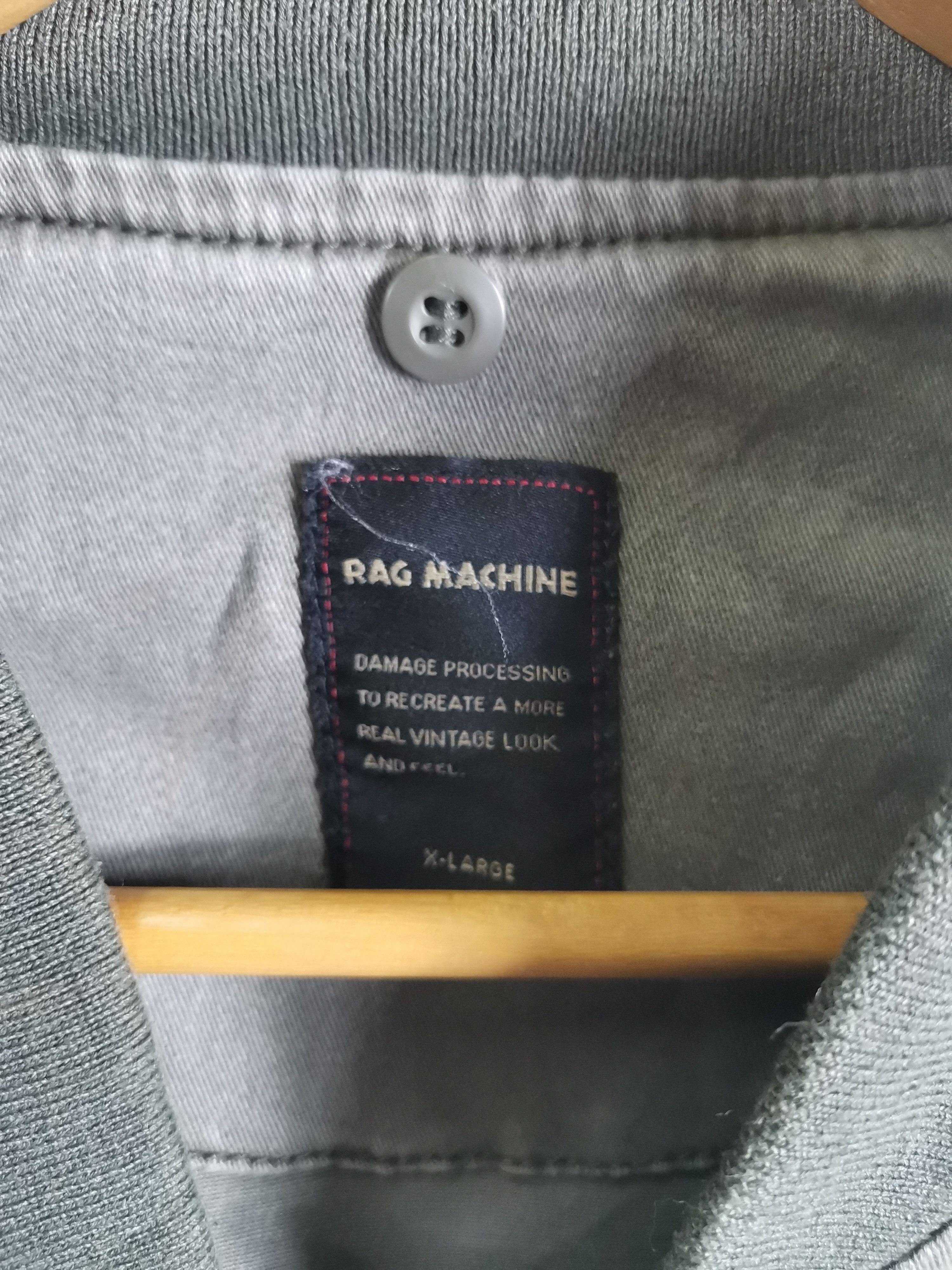 Japanese Brand Vintage Rag Machine Ma-1 Flight Bomber Jacket Size US L / EU 52-54 / 3 - 4 Thumbnail