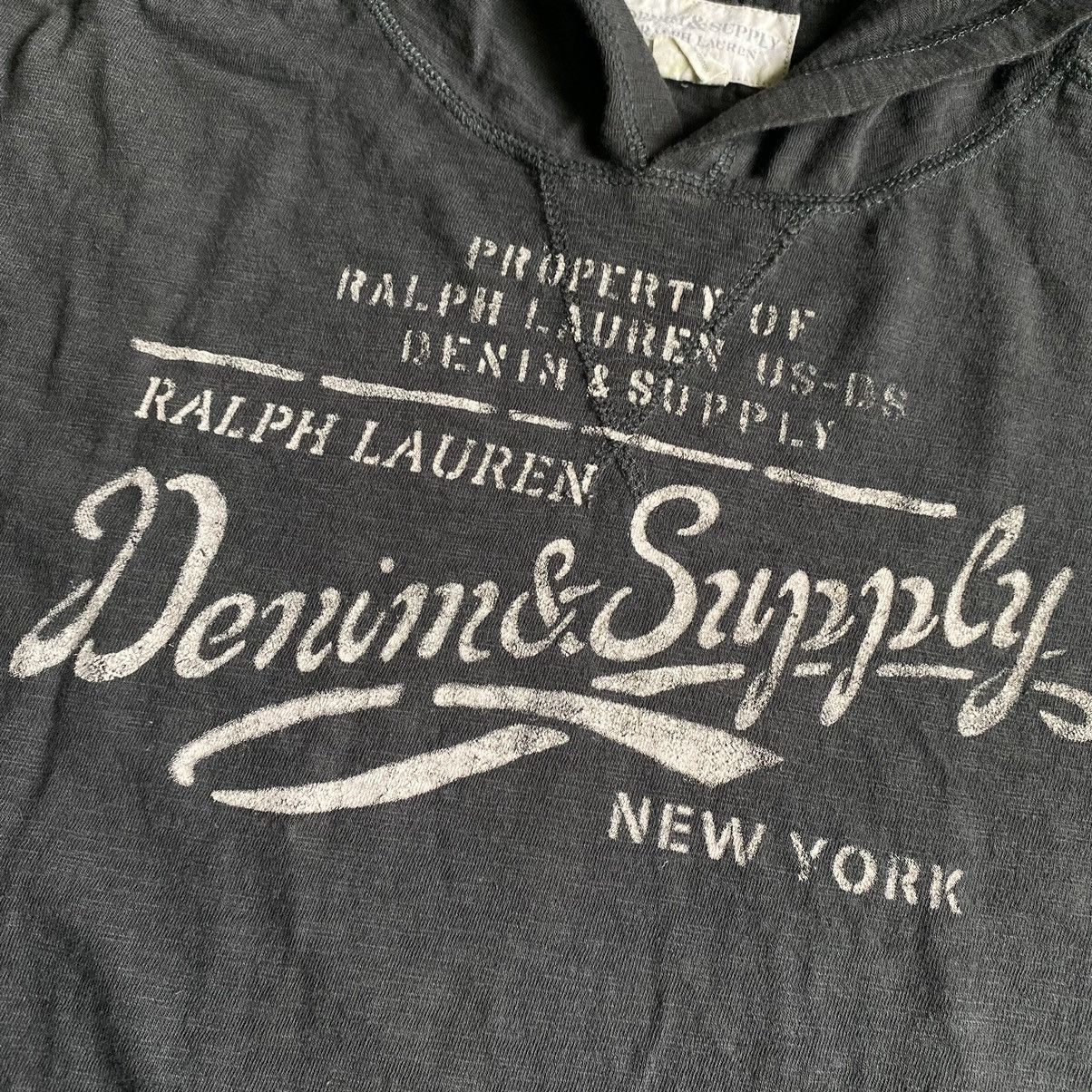 Denim & Supply Ralph Lauren Vintage Polo Ralph Lauren Denim Supply NY Longsleeve Hoodie Size US XL / EU 56 / 4 - 3 Thumbnail
