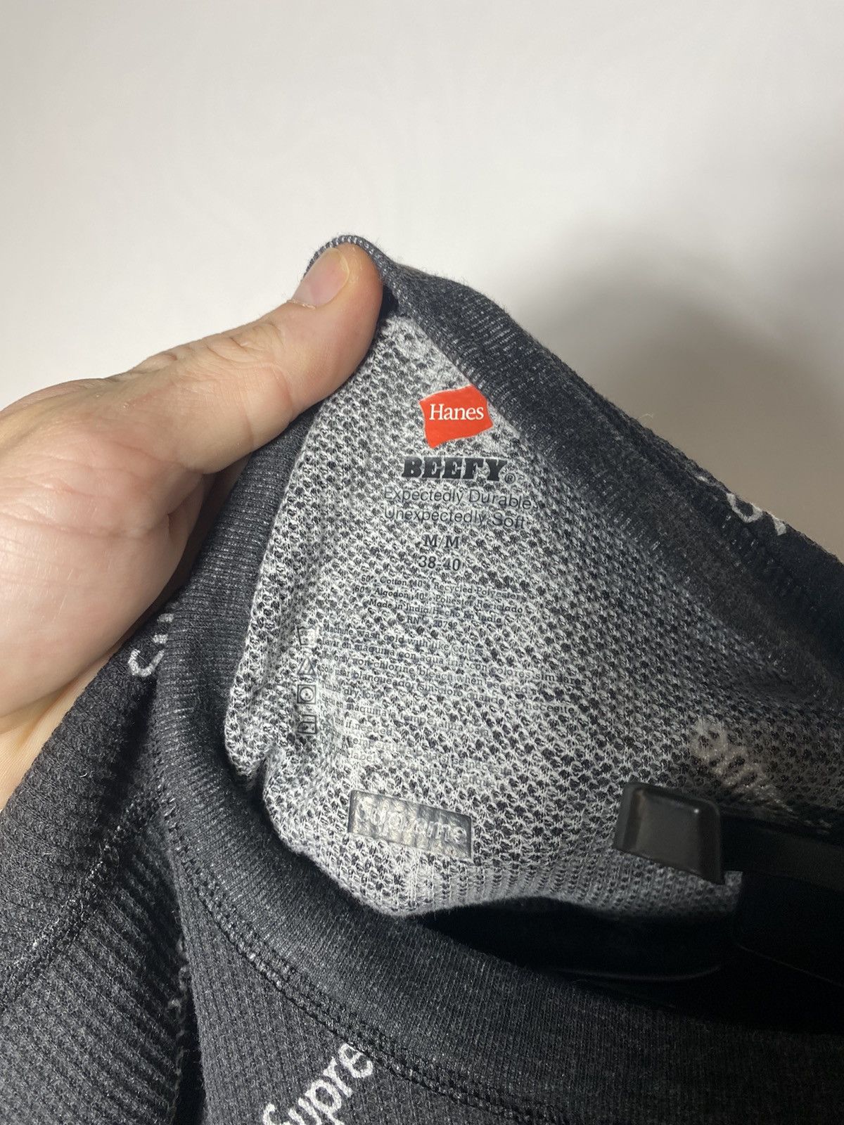 Hanes × Supreme Supreme Hanes monogram long sleeve size S Size US S / EU 44-46 / 1 - 4 Thumbnail