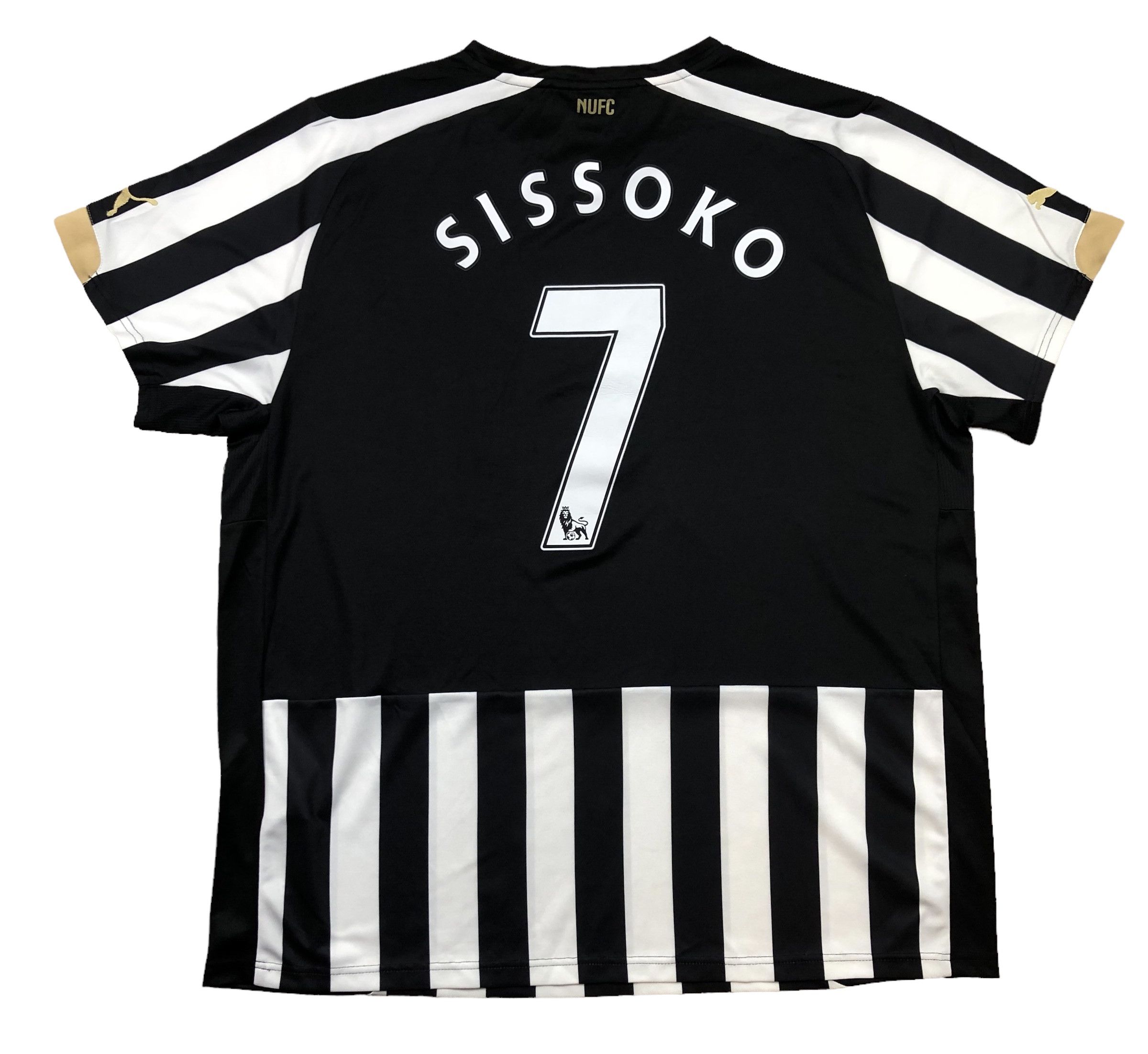 Newcastle football shirt 2014 #7 Sissoko Soccer Y2K Hype
