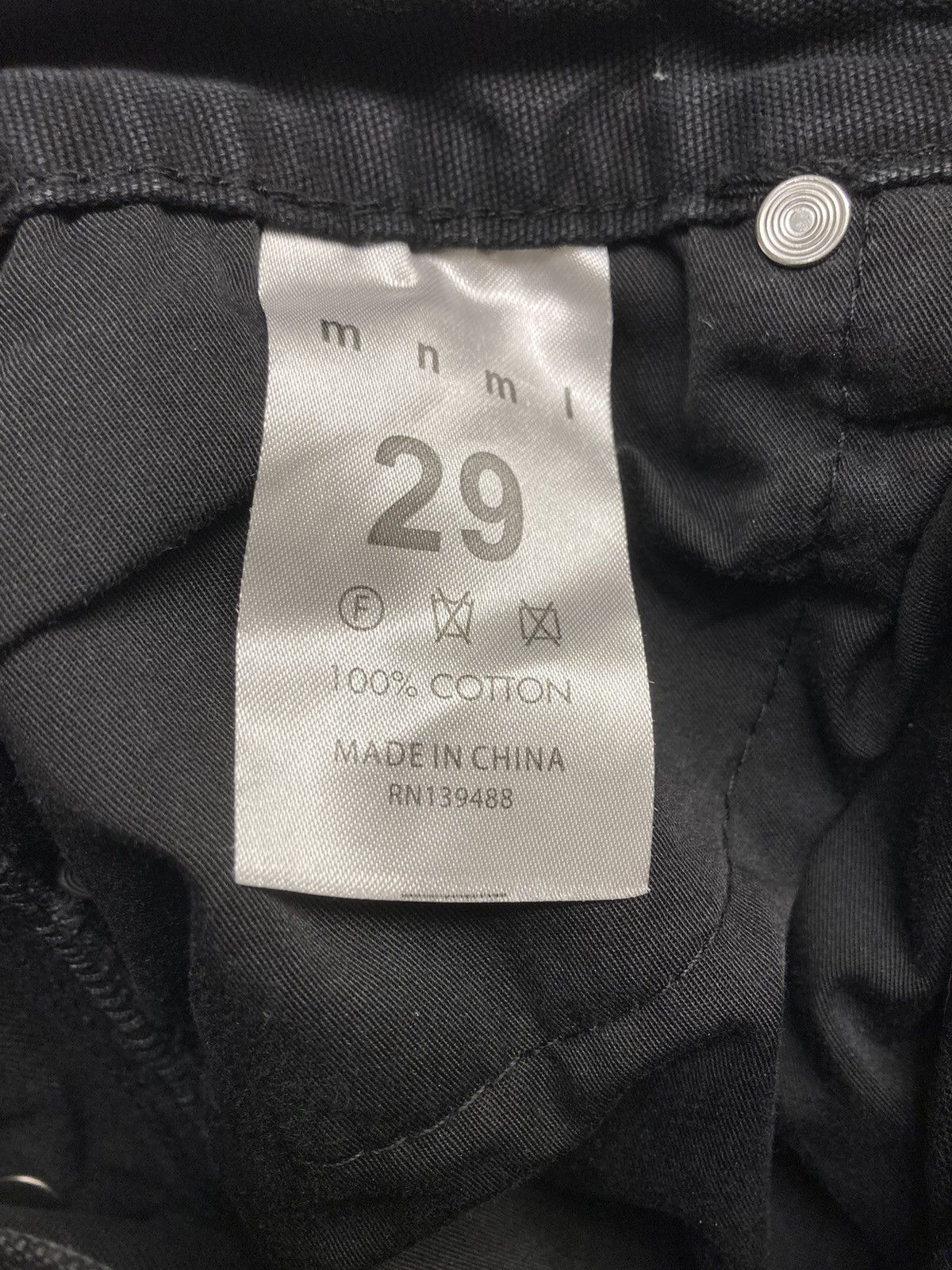 MNML Snap Western Pants Black Size US 29 - 9 Thumbnail