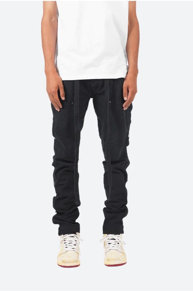MNML Snap Western Pants Black Size US 29 - 2 Thumbnail