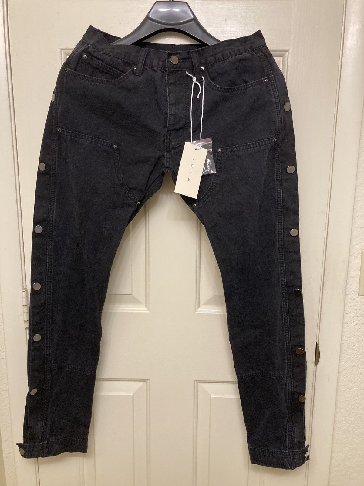 MNML Snap Western Pants Black Size US 29 - 7 Thumbnail