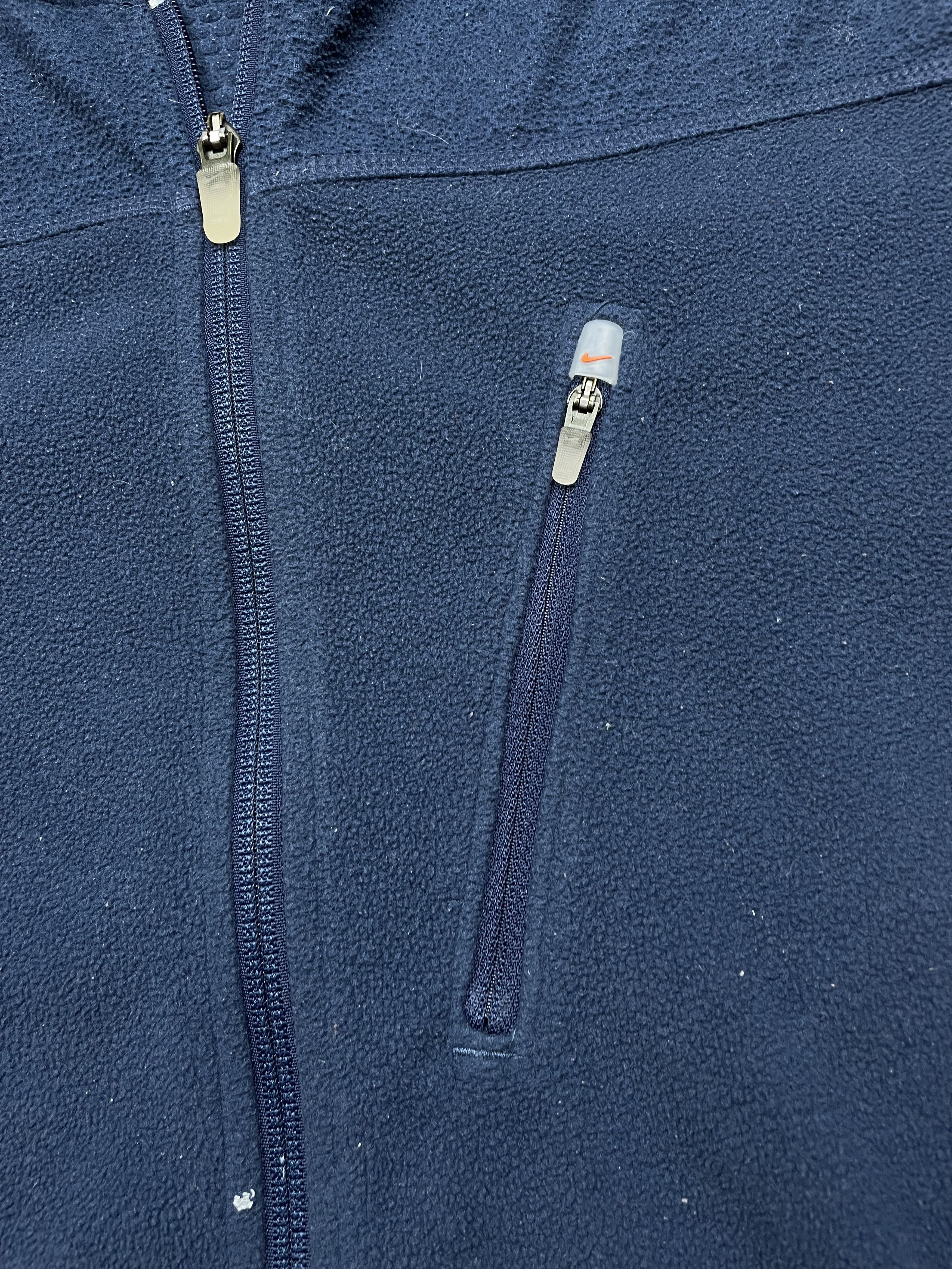 Nike × Vintage Vintage Nike Fleece Track Jacket Rare Swoosh Y2k Hype Size US S / EU 44-46 / 1 - 3 Thumbnail