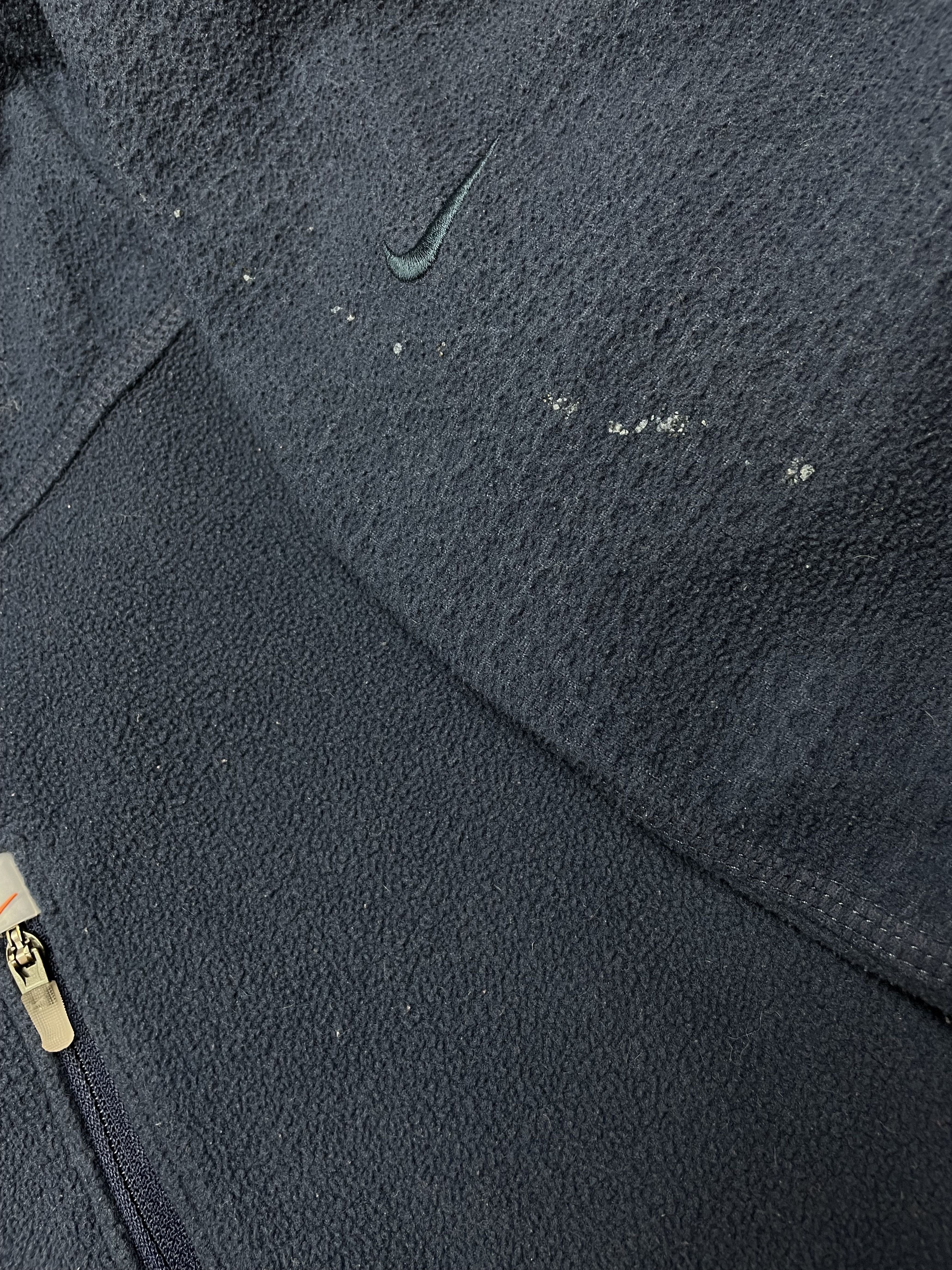 Nike × Vintage Vintage Nike Fleece Track Jacket Rare Swoosh Y2k Hype Size US S / EU 44-46 / 1 - 4 Thumbnail