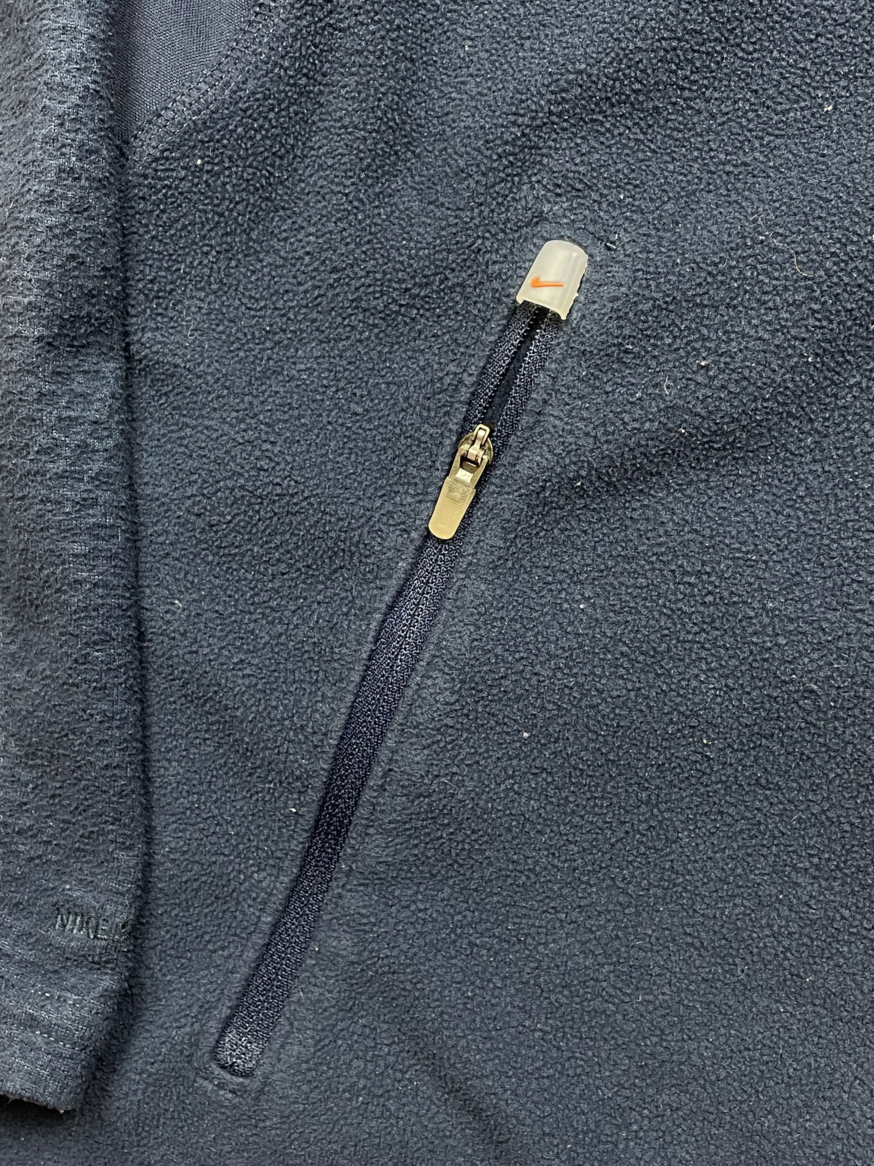 Nike × Vintage Vintage Nike Fleece Track Jacket Rare Swoosh Y2k Hype Size US S / EU 44-46 / 1 - 7 Thumbnail