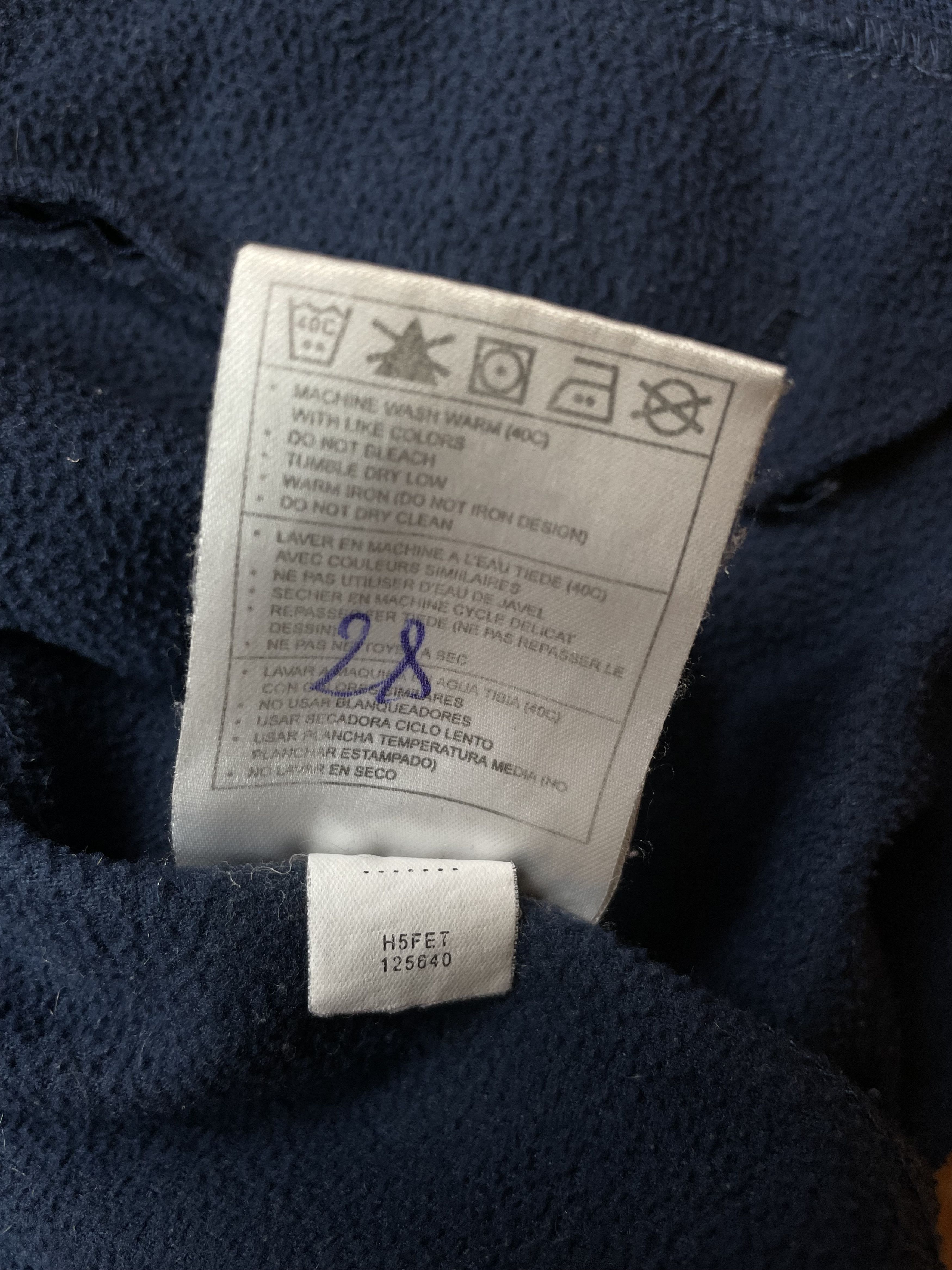 Nike × Vintage Vintage Nike Fleece Track Jacket Rare Swoosh Y2k Hype Size US S / EU 44-46 / 1 - 14 Thumbnail