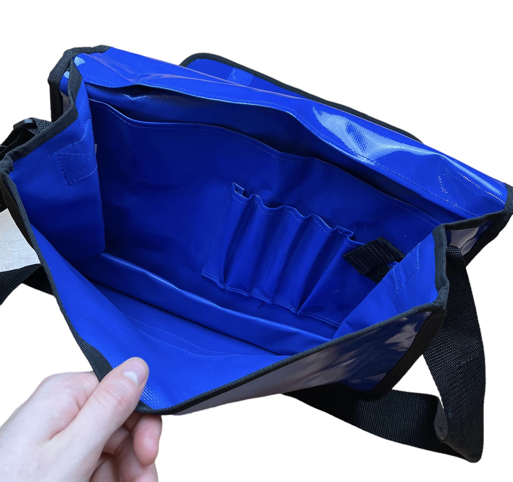 Vintage Bag Shoulders Messenger Blue Unisex Rare Like Freitag Size ONE SIZE - 8 Thumbnail