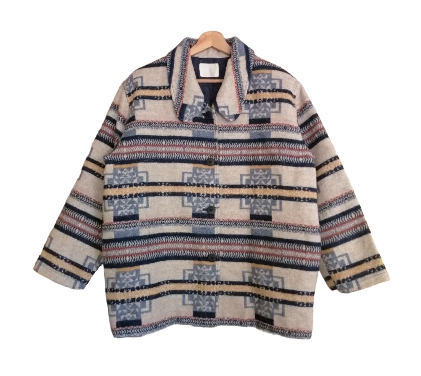 Japanese Brand Vintage Japanese Brand It's Navajo Blanket Jacket Size XL / US 12-14 / IT 48-50 - 6 Thumbnail