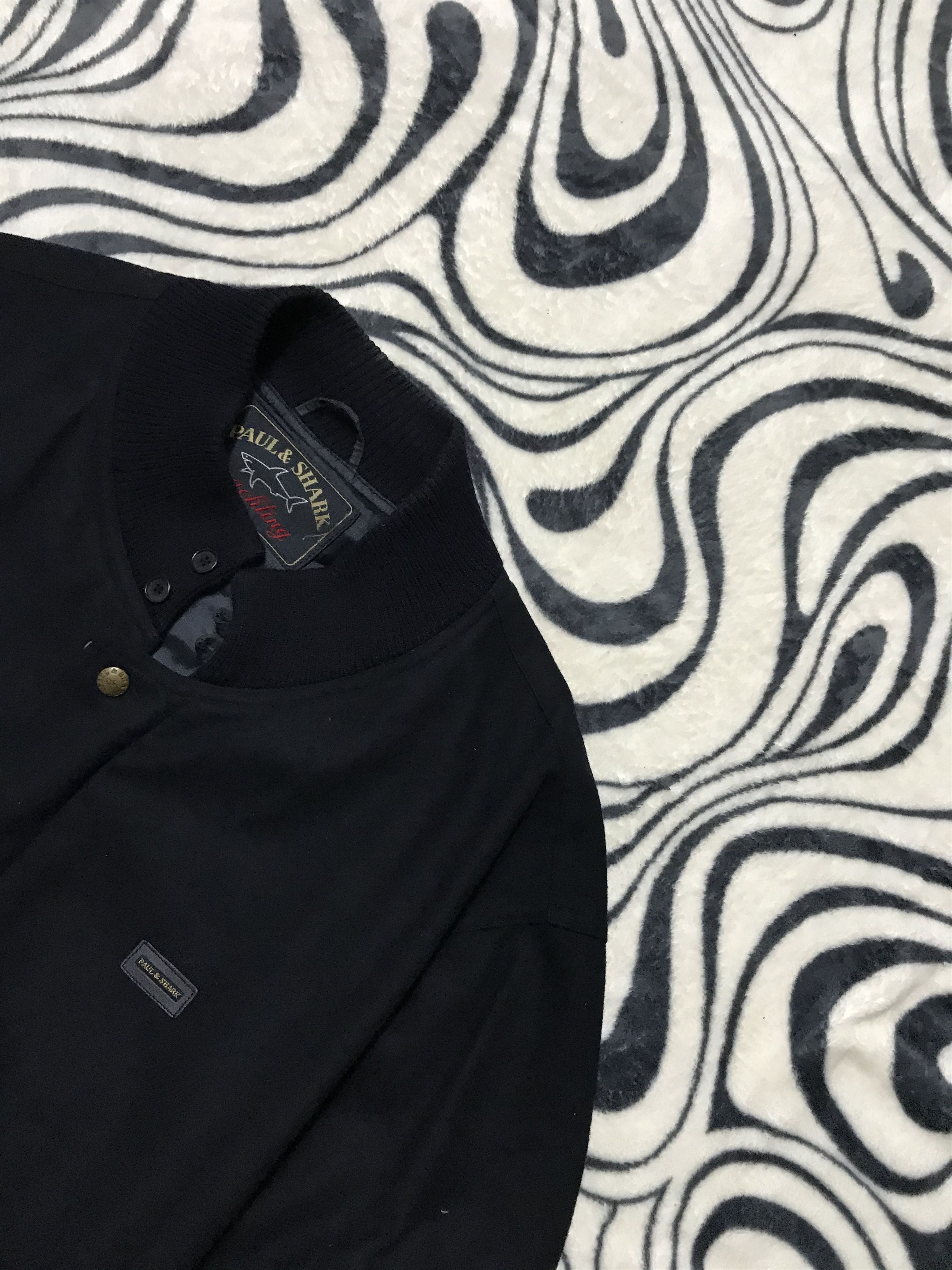 Paul & Shark × Vintage Paul & Shark Mens Wool Bomber Jacket Size US XXL / EU 58 / 5 - 2 Thumbnail