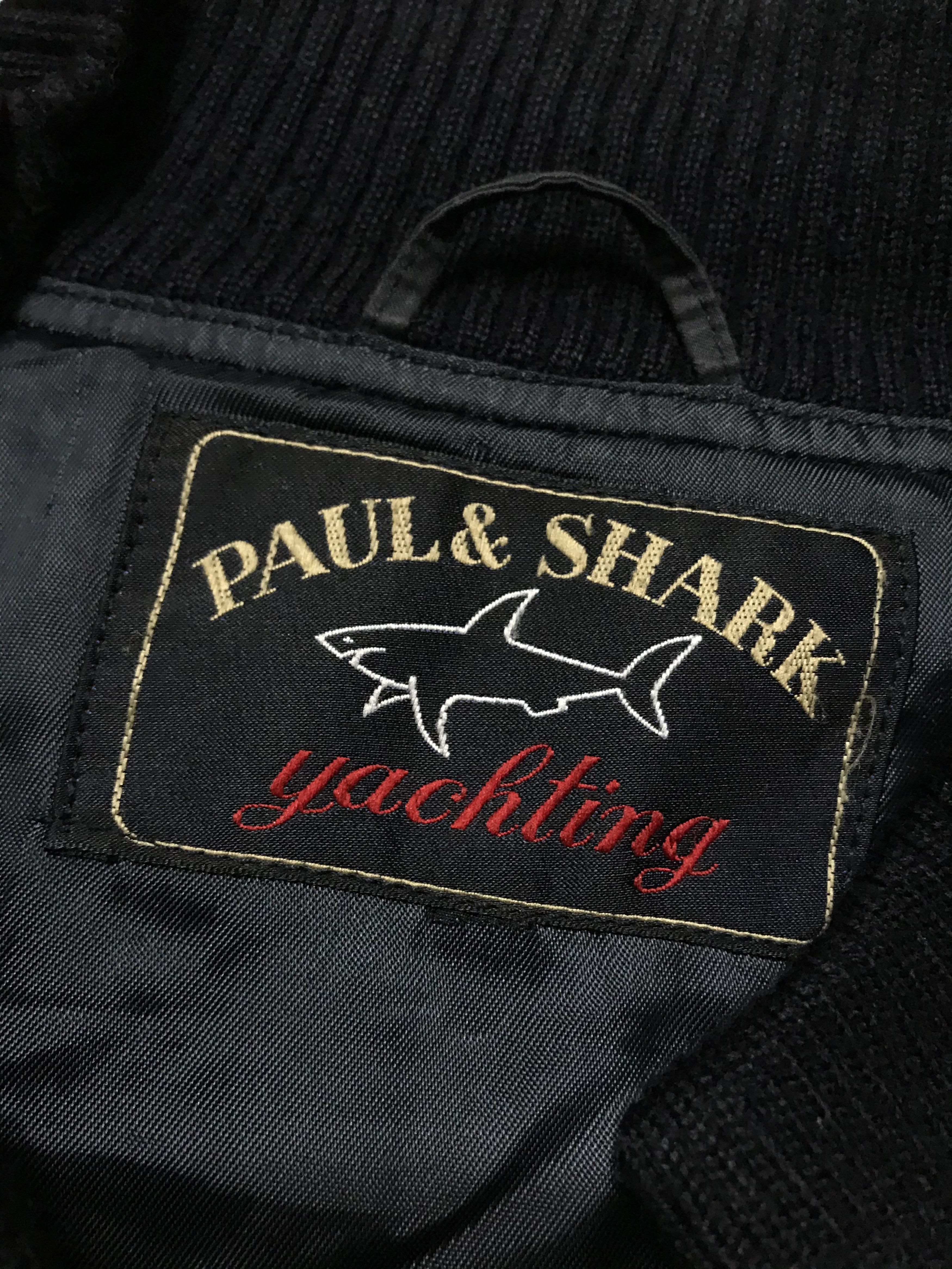 Paul & Shark × Vintage Paul & Shark Mens Wool Bomber Jacket Size US XXL / EU 58 / 5 - 5 Thumbnail