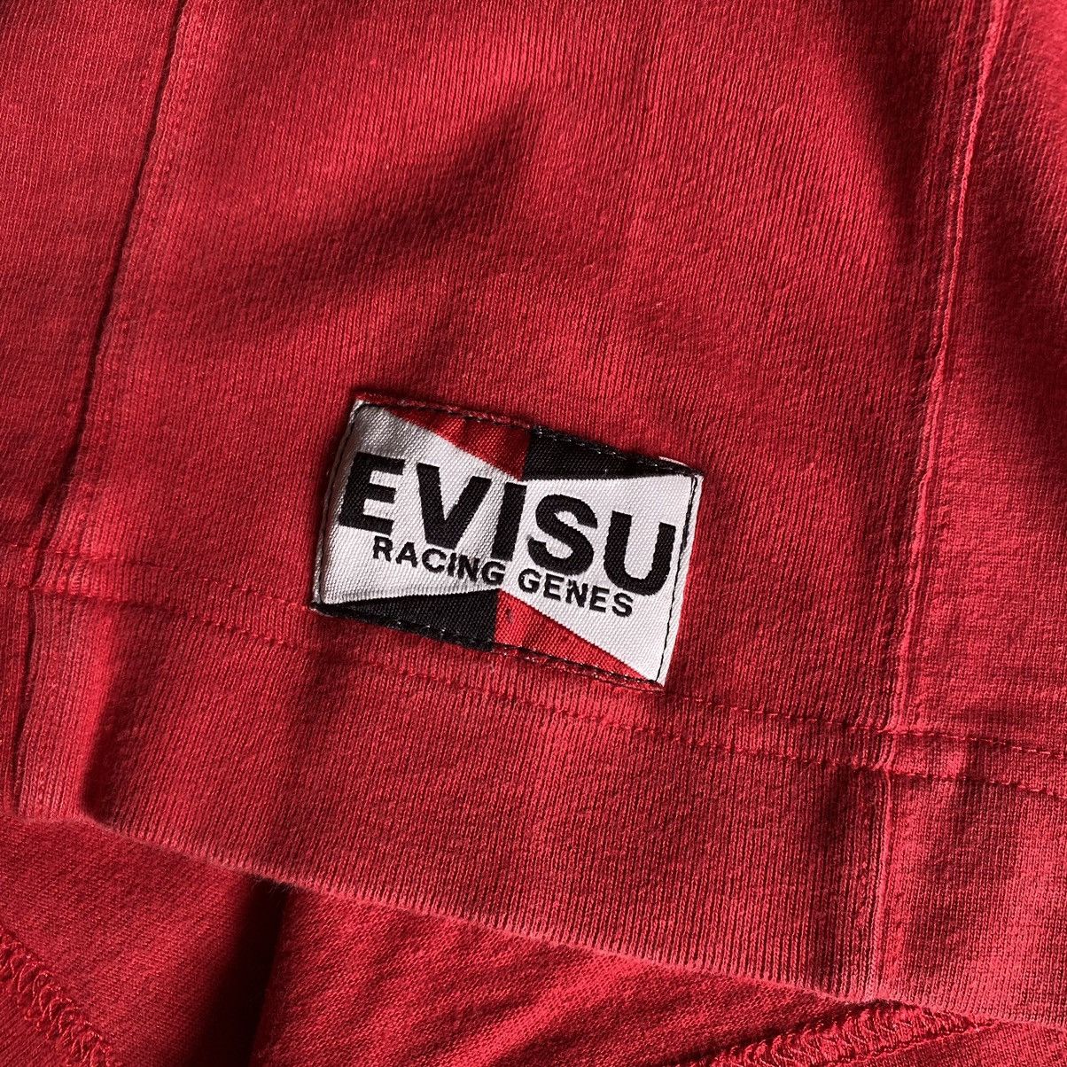 Evisu Vintage 1990s Evisu Racing Genes Checkered Embroidered Tee Size US XXL / EU 58 / 5 - 4 Thumbnail