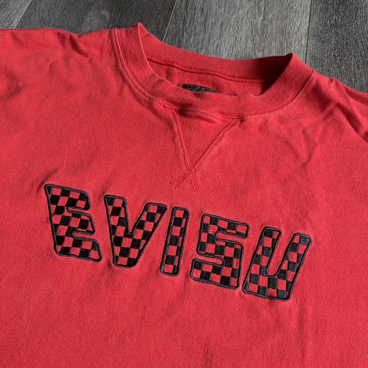 Evisu Vintage 1990s Evisu Racing Genes Checkered Embroidered Tee Size US XXL / EU 58 / 5 - 2 Thumbnail