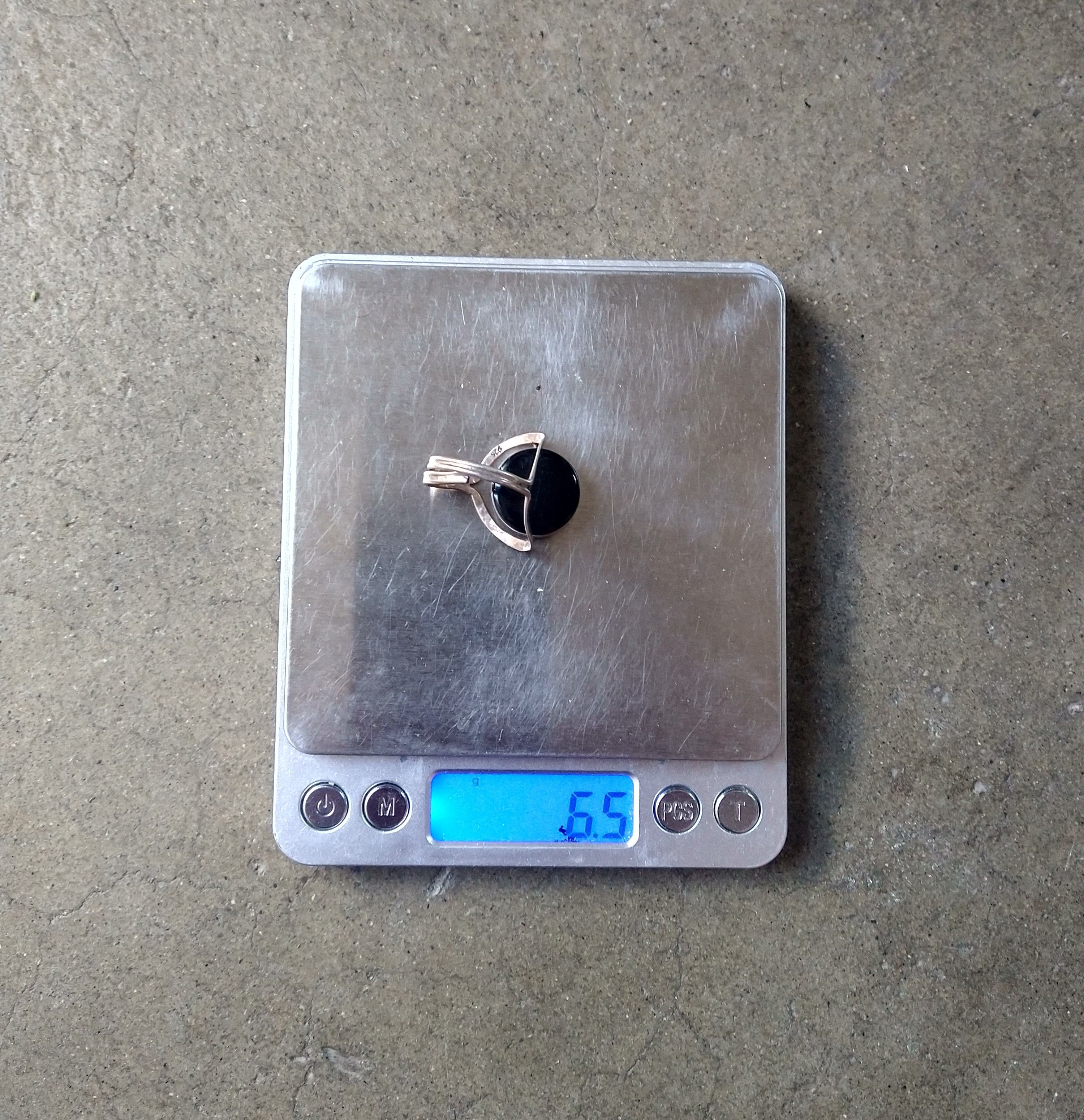 Jewelry × Vintage Vintage Sterling Silver Ring Size 9 Sunstone Modern Size ONE SIZE - 17 Thumbnail