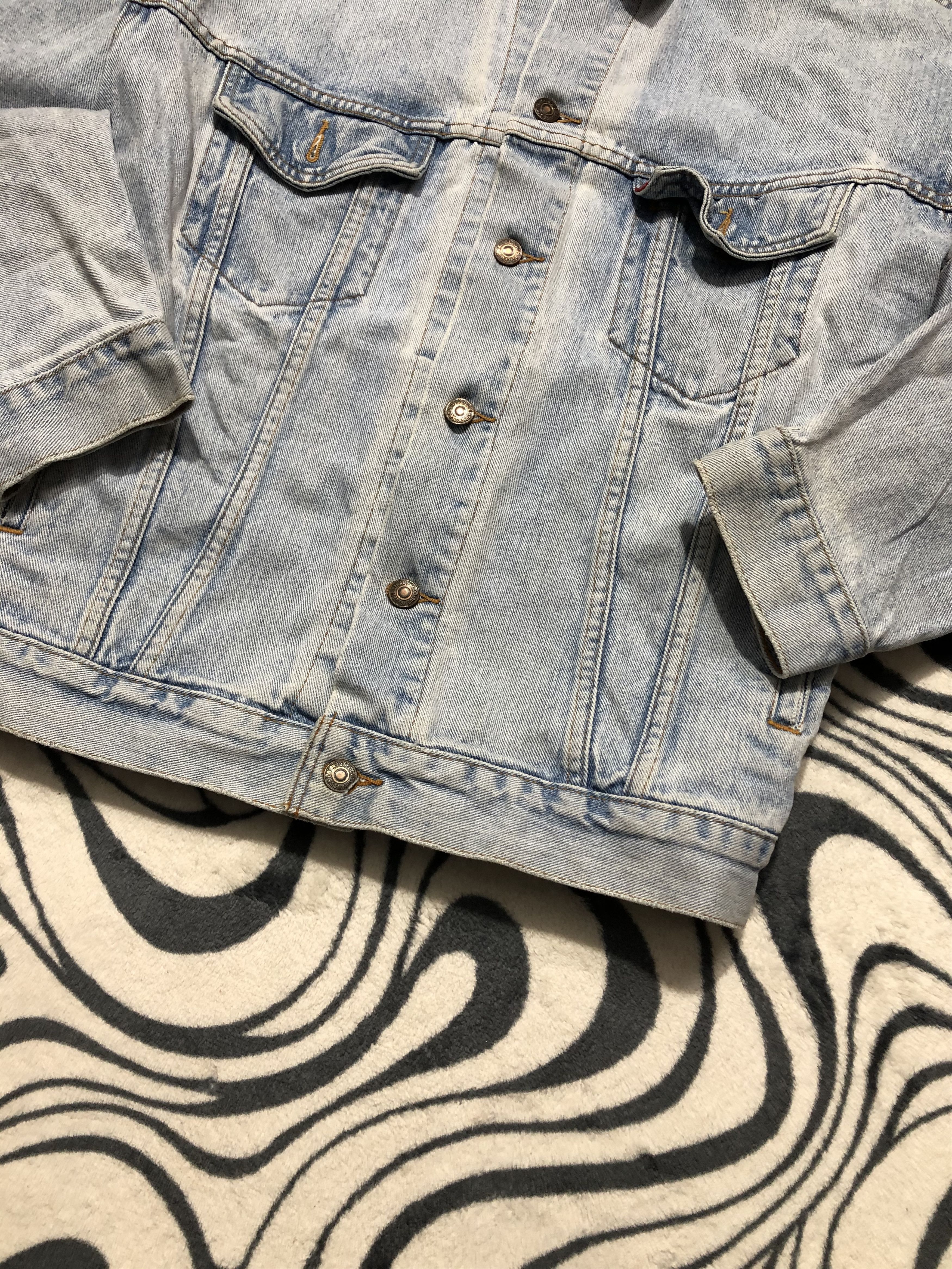 Levi's Levis Vintage Mens Washed Denim Jacket Jeans Size US XL / EU 56 / 4 - 3 Thumbnail