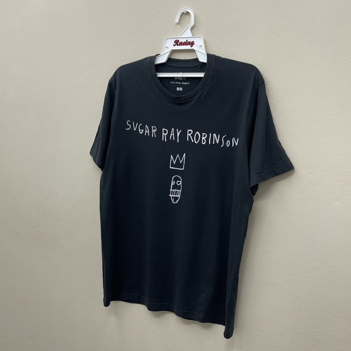 Jean-Michel Basquiat × Rap Tees × Uniqlo Jean Michel Basquiat x Sugar Ray Robinson Uniqlo T-Shirt Size US XL / EU 56 / 4 - 4 Thumbnail
