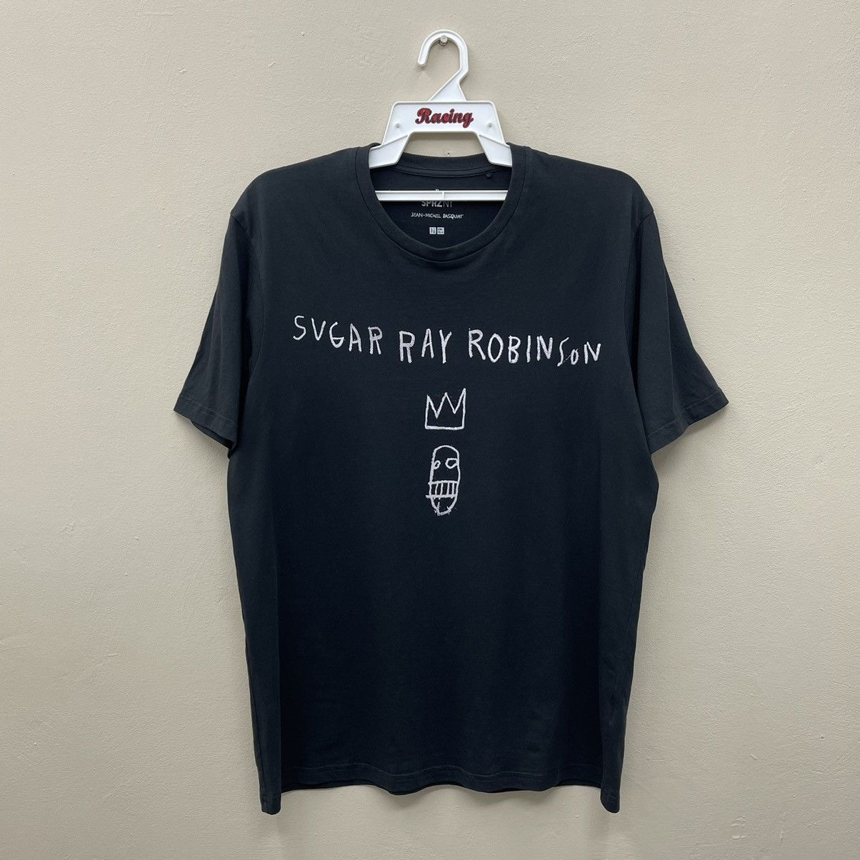 Jean-Michel Basquiat × Rap Tees × Uniqlo Jean Michel Basquiat x Sugar Ray Robinson Uniqlo T-Shirt Size US XL / EU 56 / 4 - 1 Thumbnail