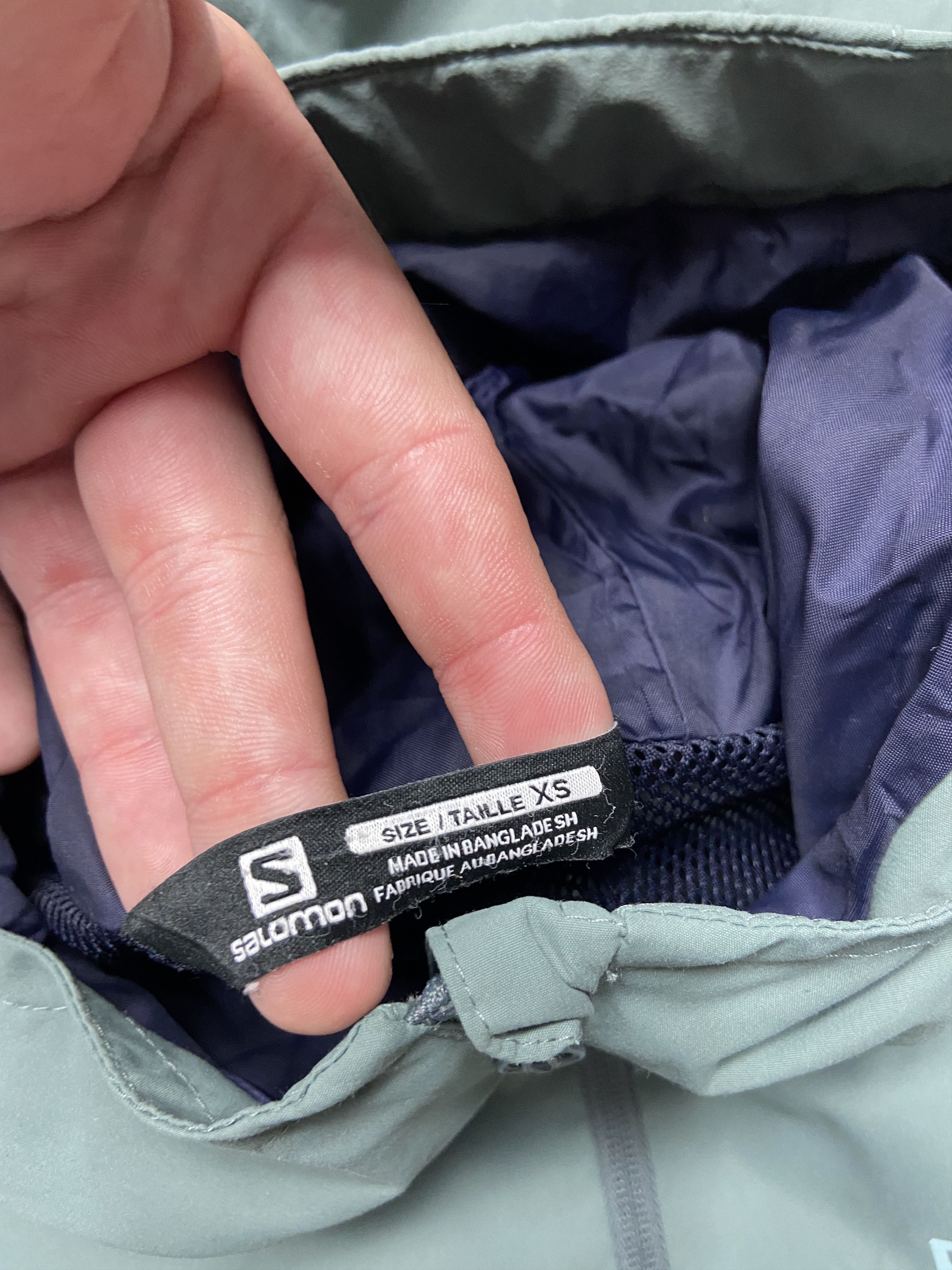 Japanese Brand Salomon Mens Waterproof Jacket GoreTex Size US XS / EU 42 / 0 - 5 Thumbnail