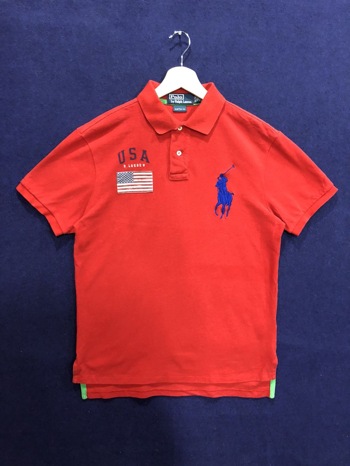 Designer × Polo Ralph Lauren POLO RALPH LAUREN USA FLAG 🇺🇸 !! Size US M / EU 48-50 / 2 - 1 Thumbnail