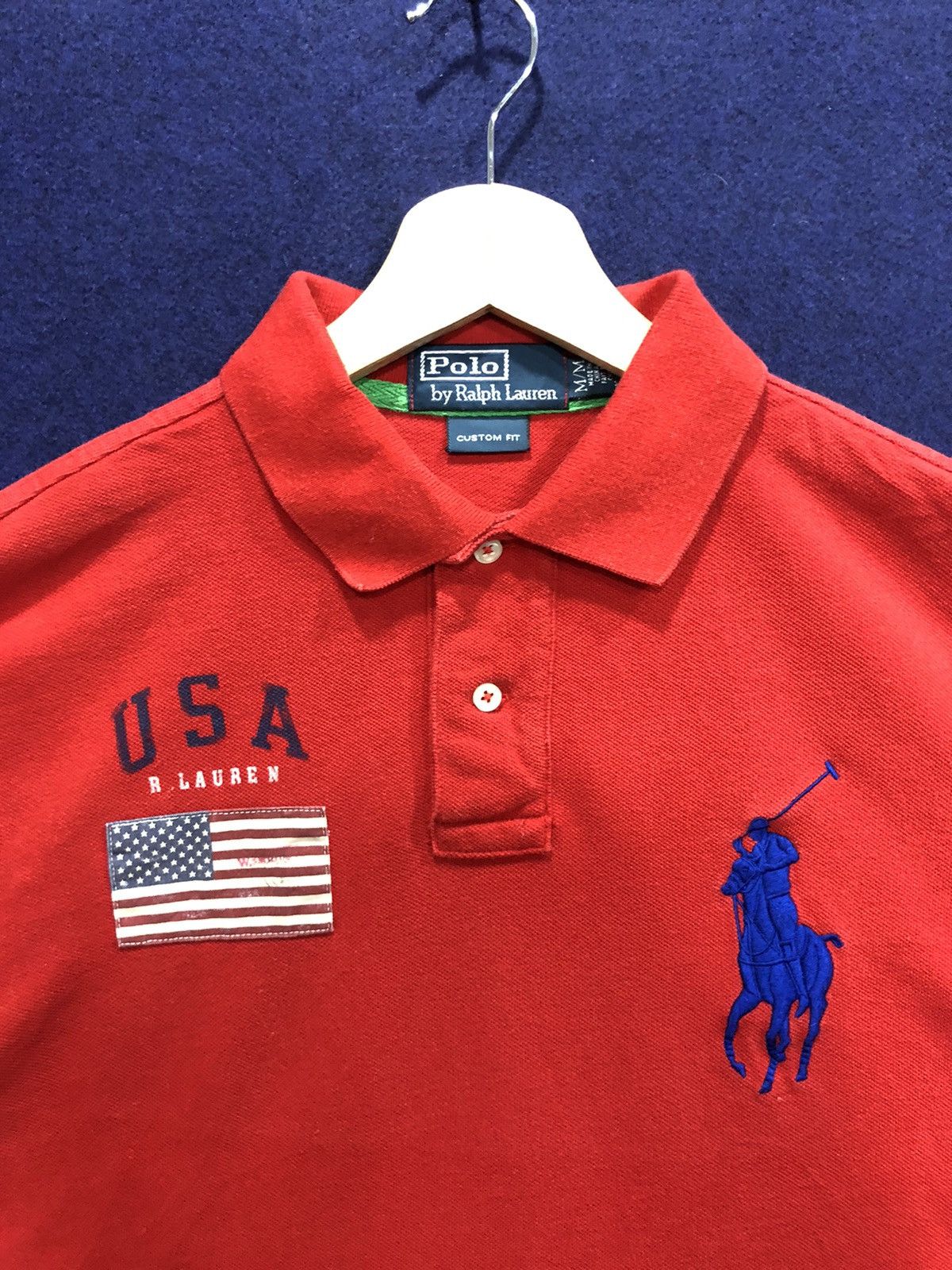 Designer × Polo Ralph Lauren POLO RALPH LAUREN USA FLAG 🇺🇸 !! Size US M / EU 48-50 / 2 - 3 Thumbnail