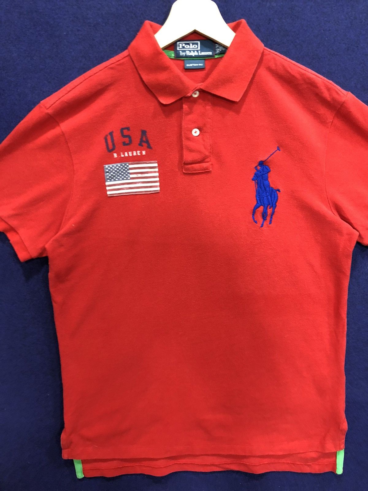 Designer × Polo Ralph Lauren POLO RALPH LAUREN USA FLAG 🇺🇸 !! Size US M / EU 48-50 / 2 - 2 Thumbnail