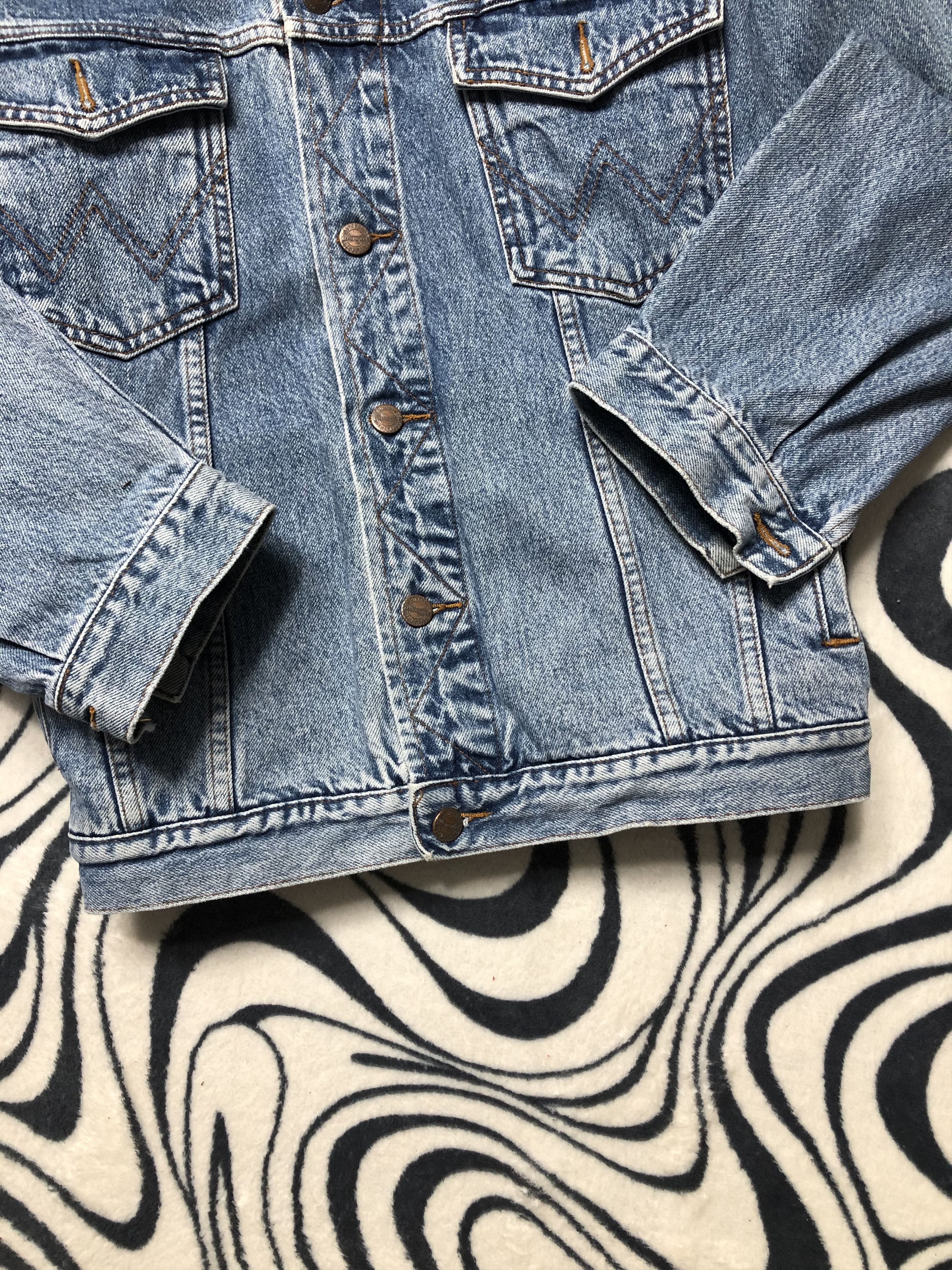 Wrangler Wrangler Vintage Denim Jacket Size US XL / EU 56 / 4 - 3 Thumbnail
